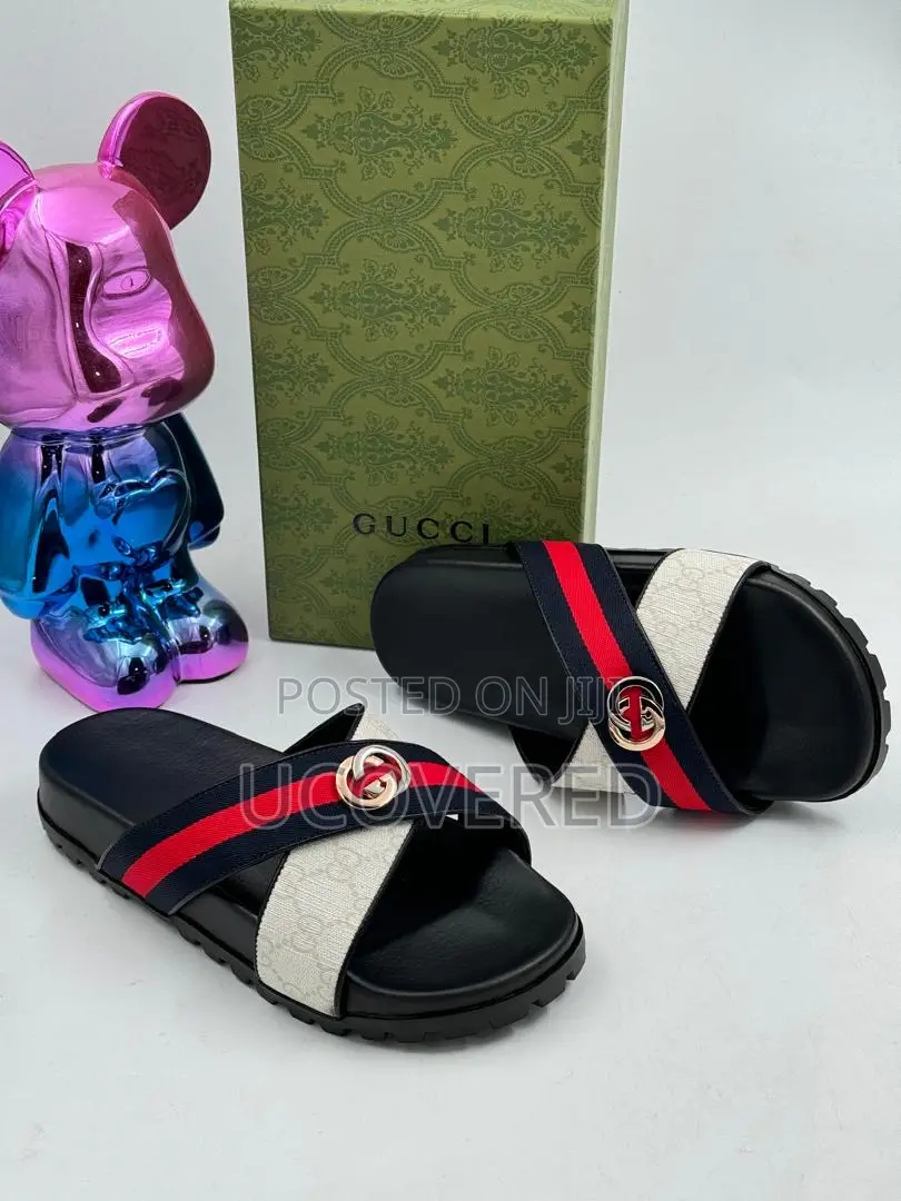 Gucci Quality Leather Slippers