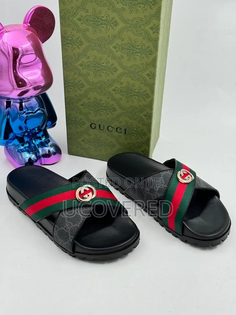 Gucci Quality Leather Slippers