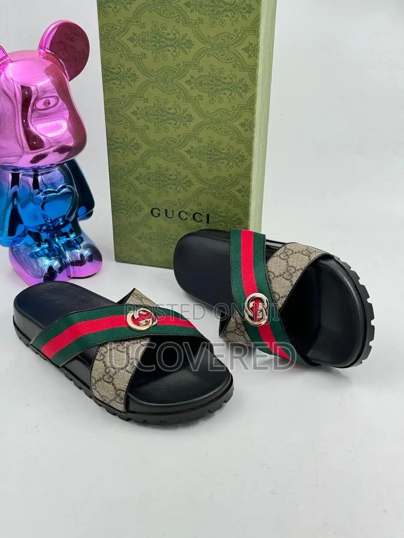 Gucci Quality Leather Slippers