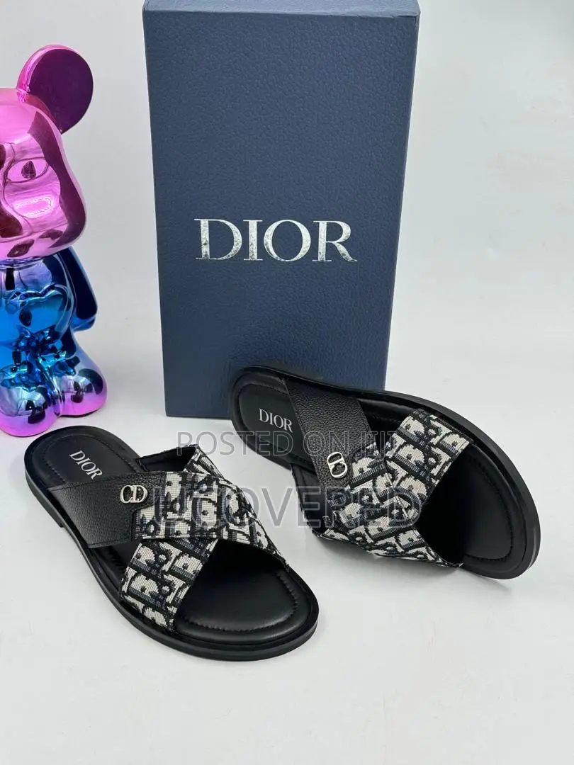 Dior Quality Men’S Leather Slippers