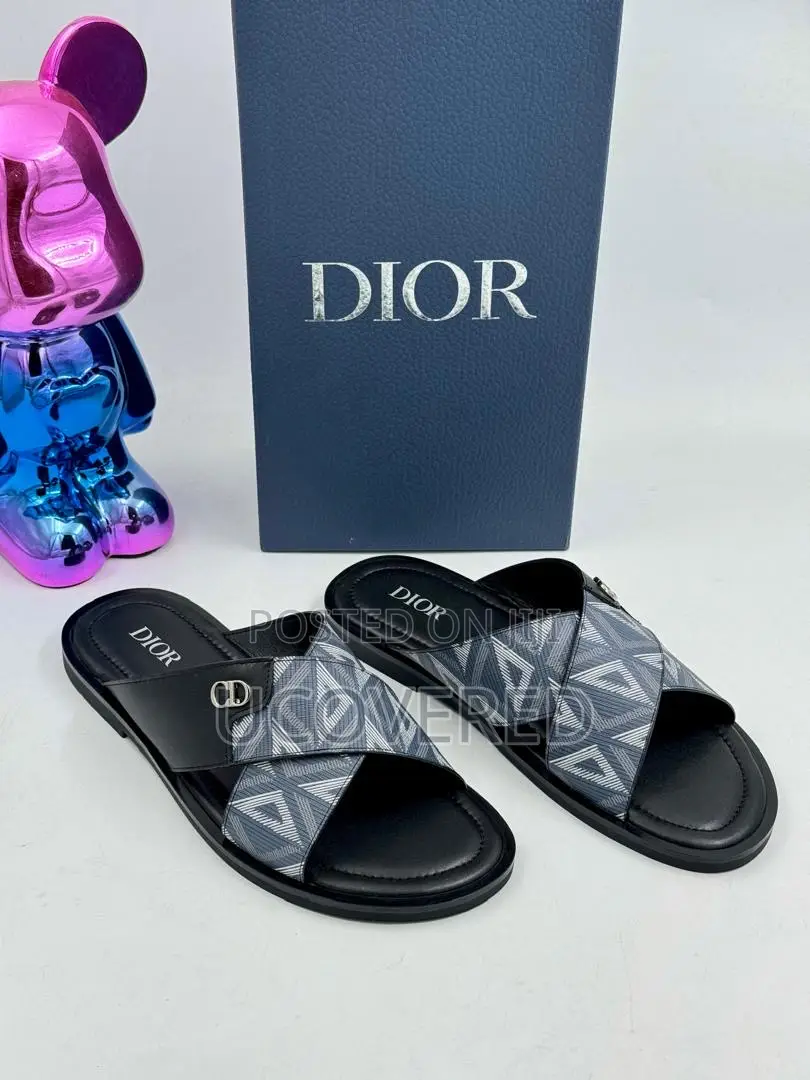 Dior Quality Men’S Leather Slippers
