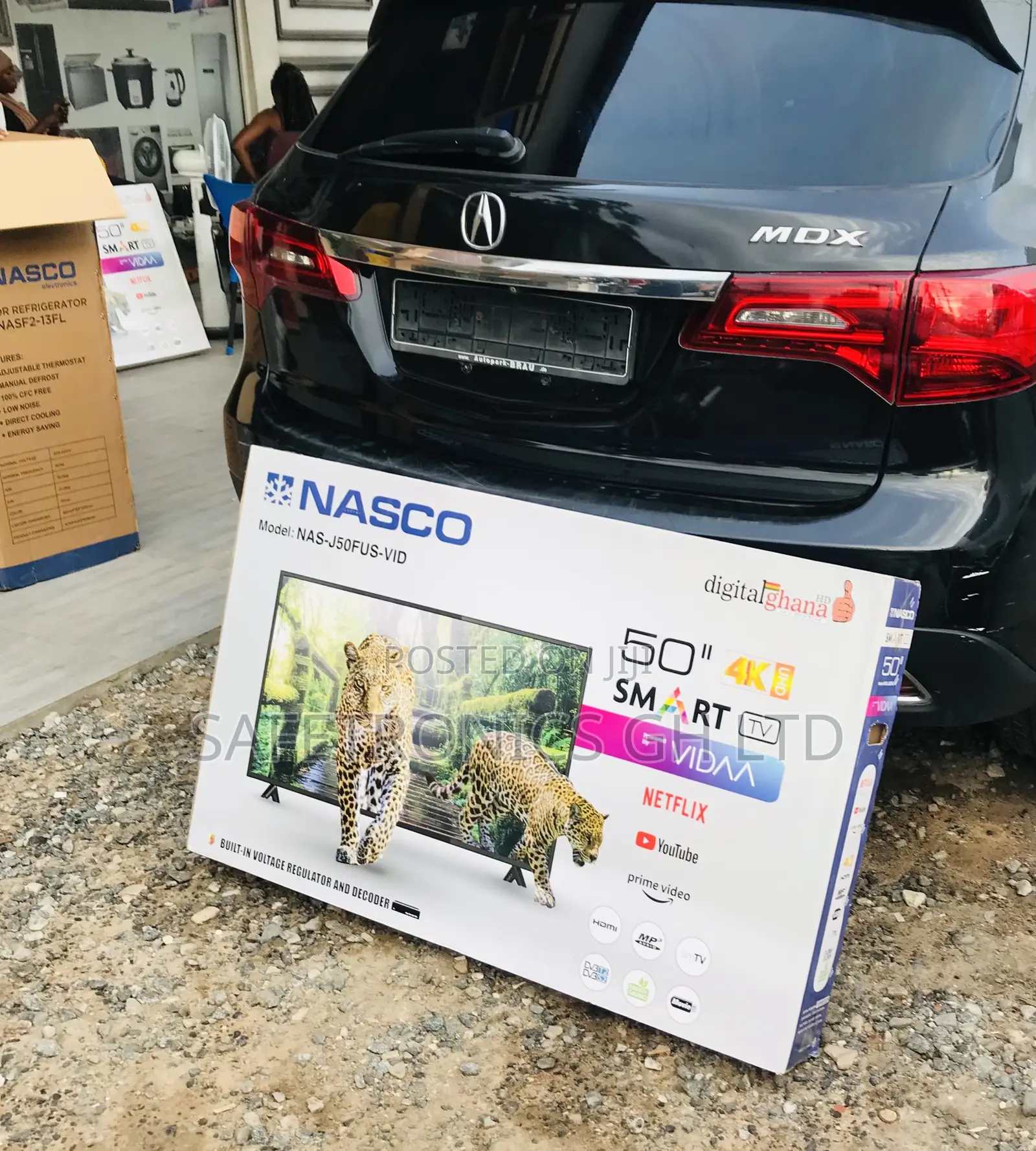 Affordable 50 Inch Smart Nasco Led Television (Black) 