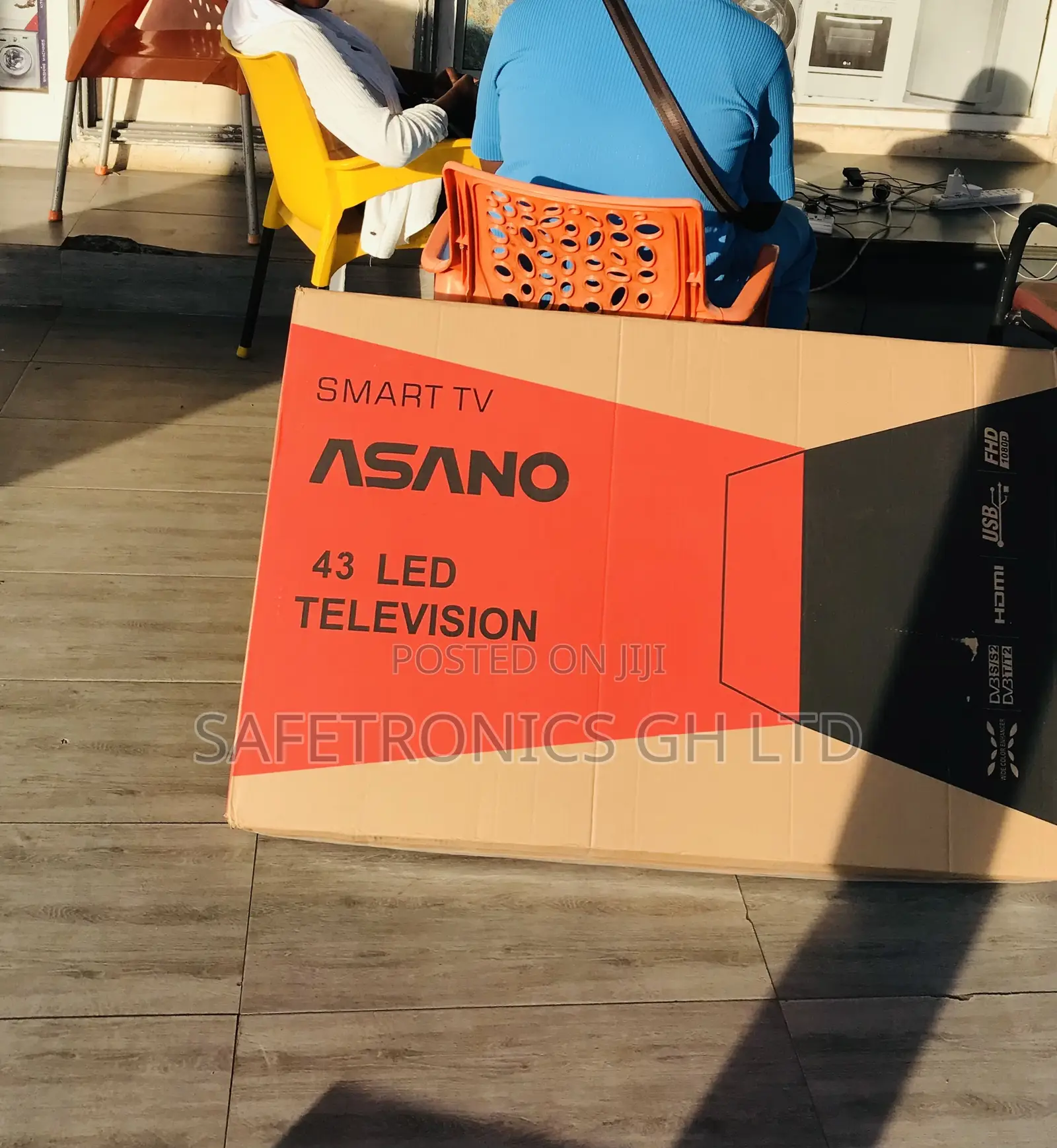 Essential New (Smart) Black 43 Inches Led Asano Television