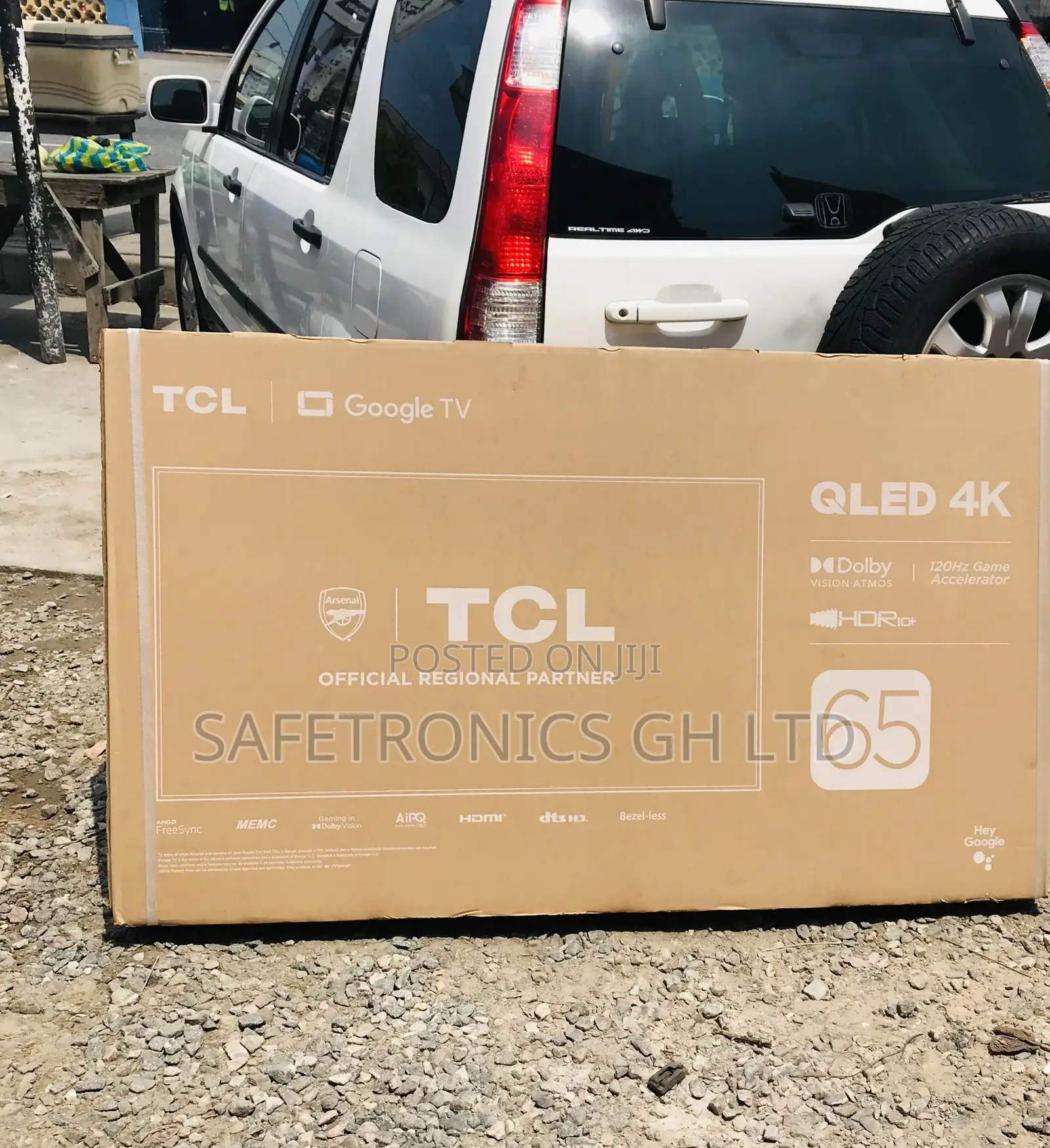 Essential Smart 65 Inch Qled TCL C645 Television (Black)