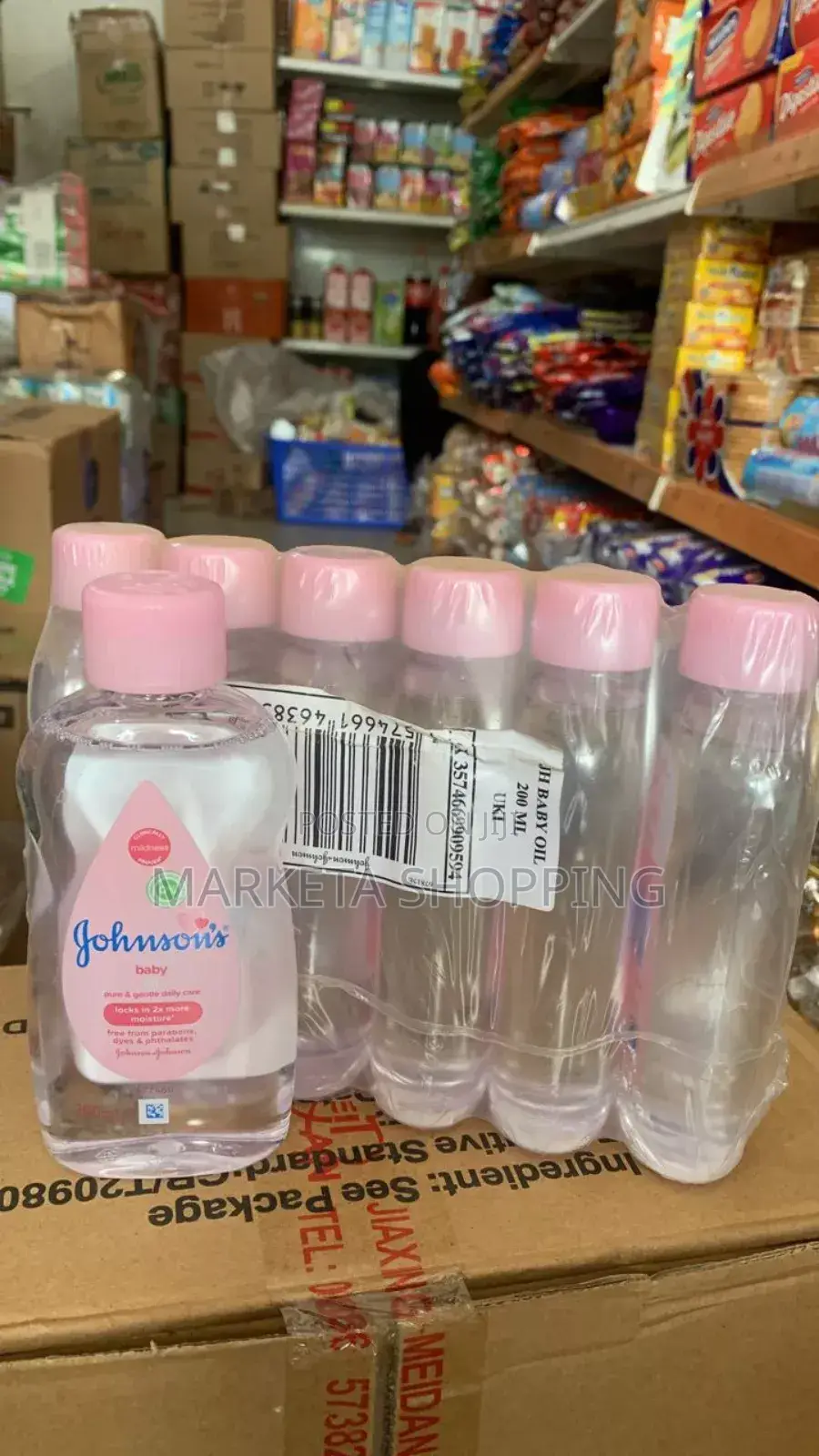 Johnson Baby Oil 200mlx6