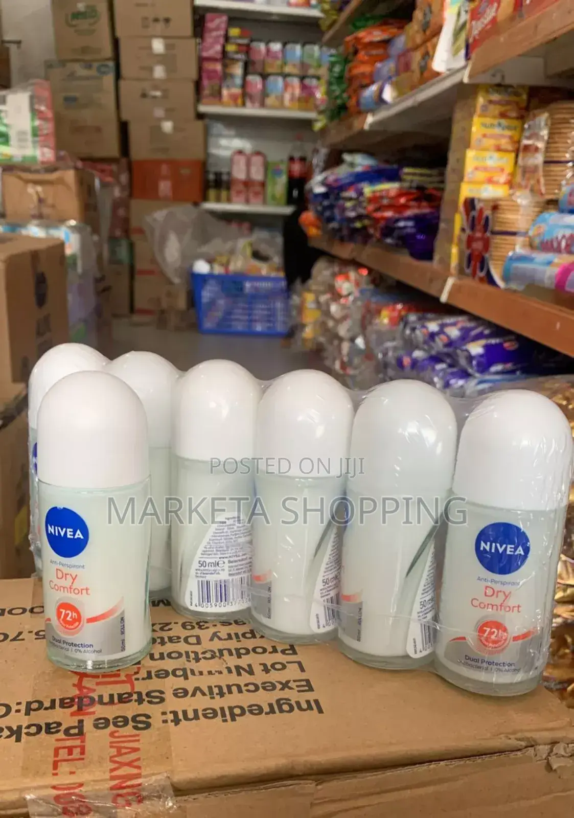 Nivea Dry Comfort Anti Perspirant 50mlx6