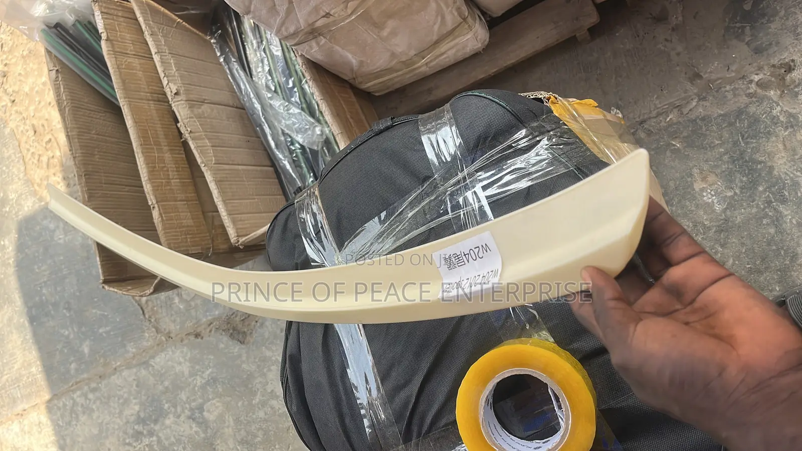 Mercedes Benz C250 ( W204 ) Rear Trunk Spoiler Flat