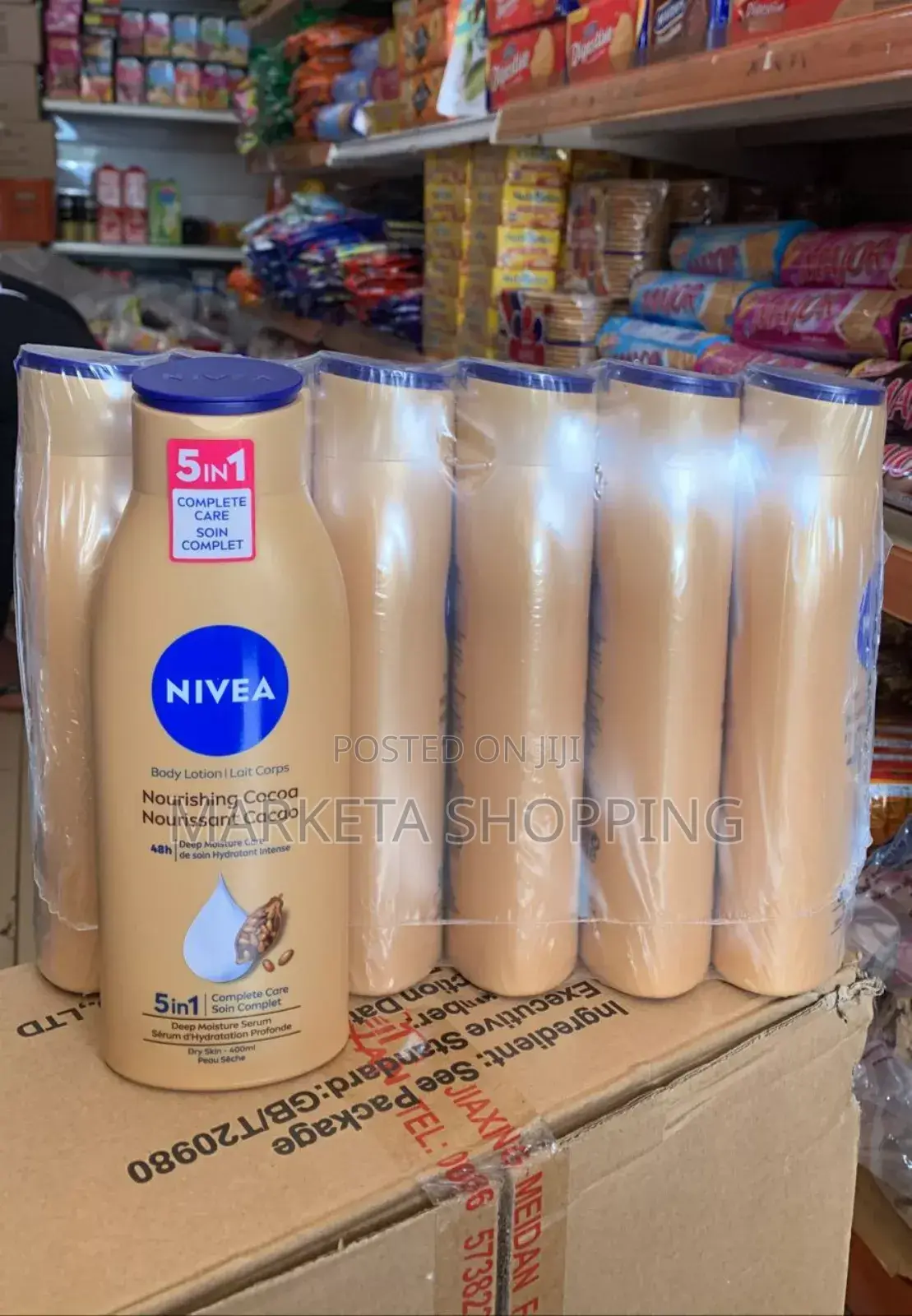 Nivea Nourishing Cocoa Body Lotion 400mlx6