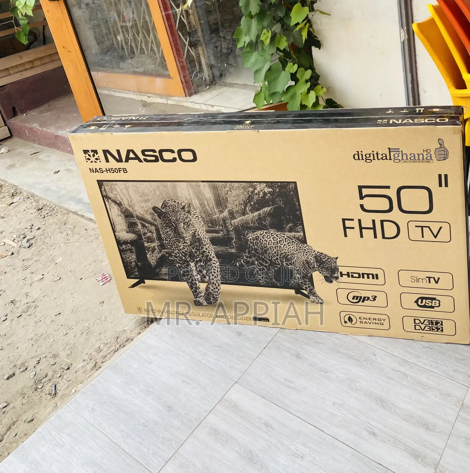 Unique Nasco 50 Inch Full HD Satellite Electric Television.