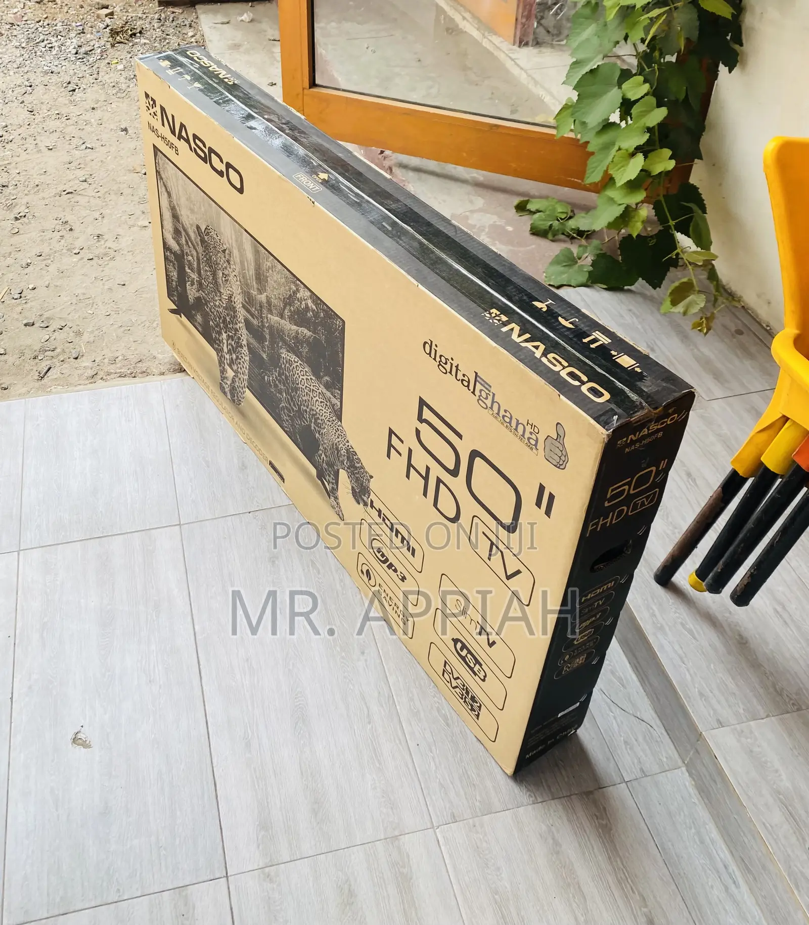Unique Nasco 50 Inch Full HD Satellite Electric Television.