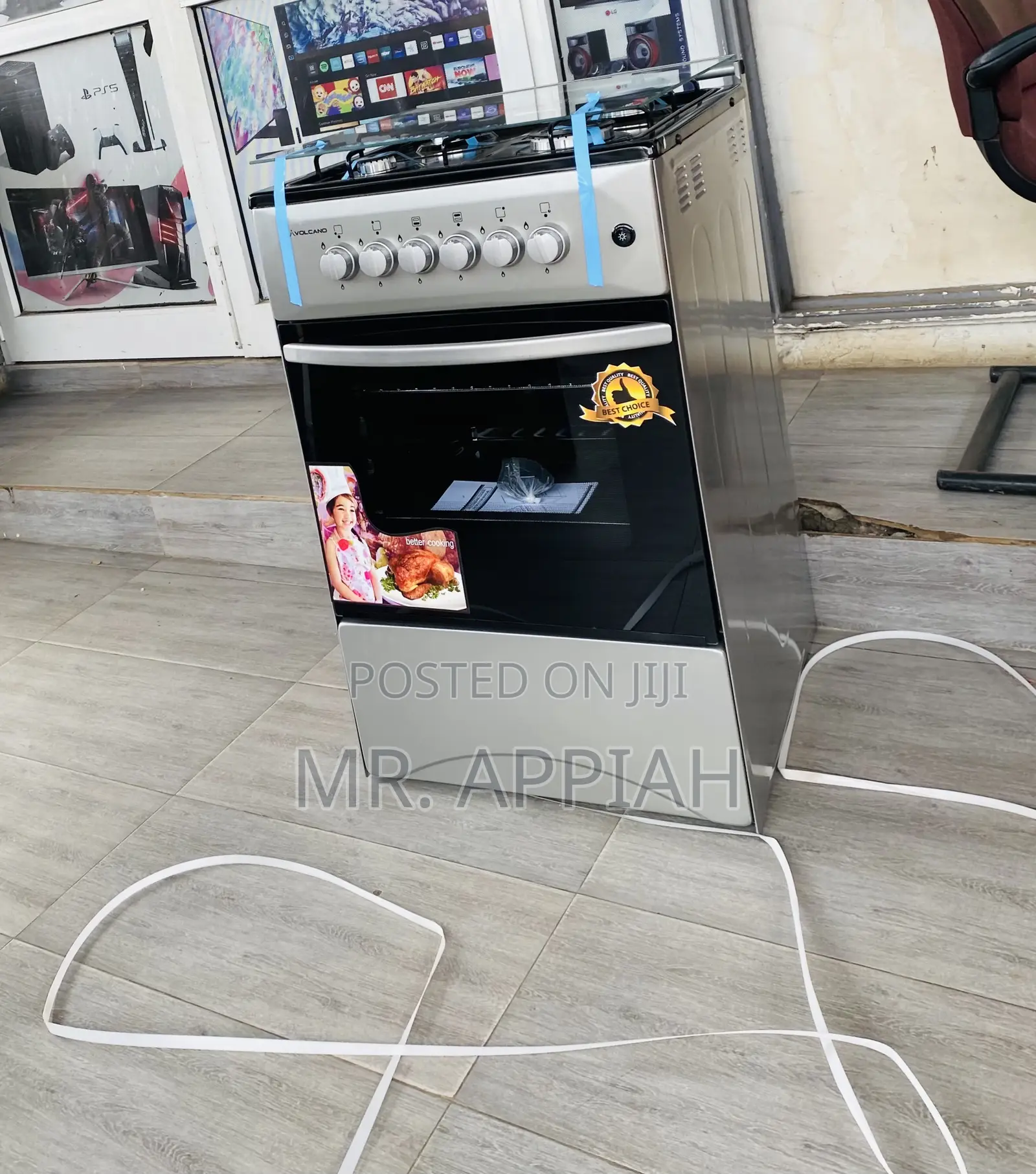 Buy Original Volcano 50x50(Gray)Oven Grill 4 Burner.