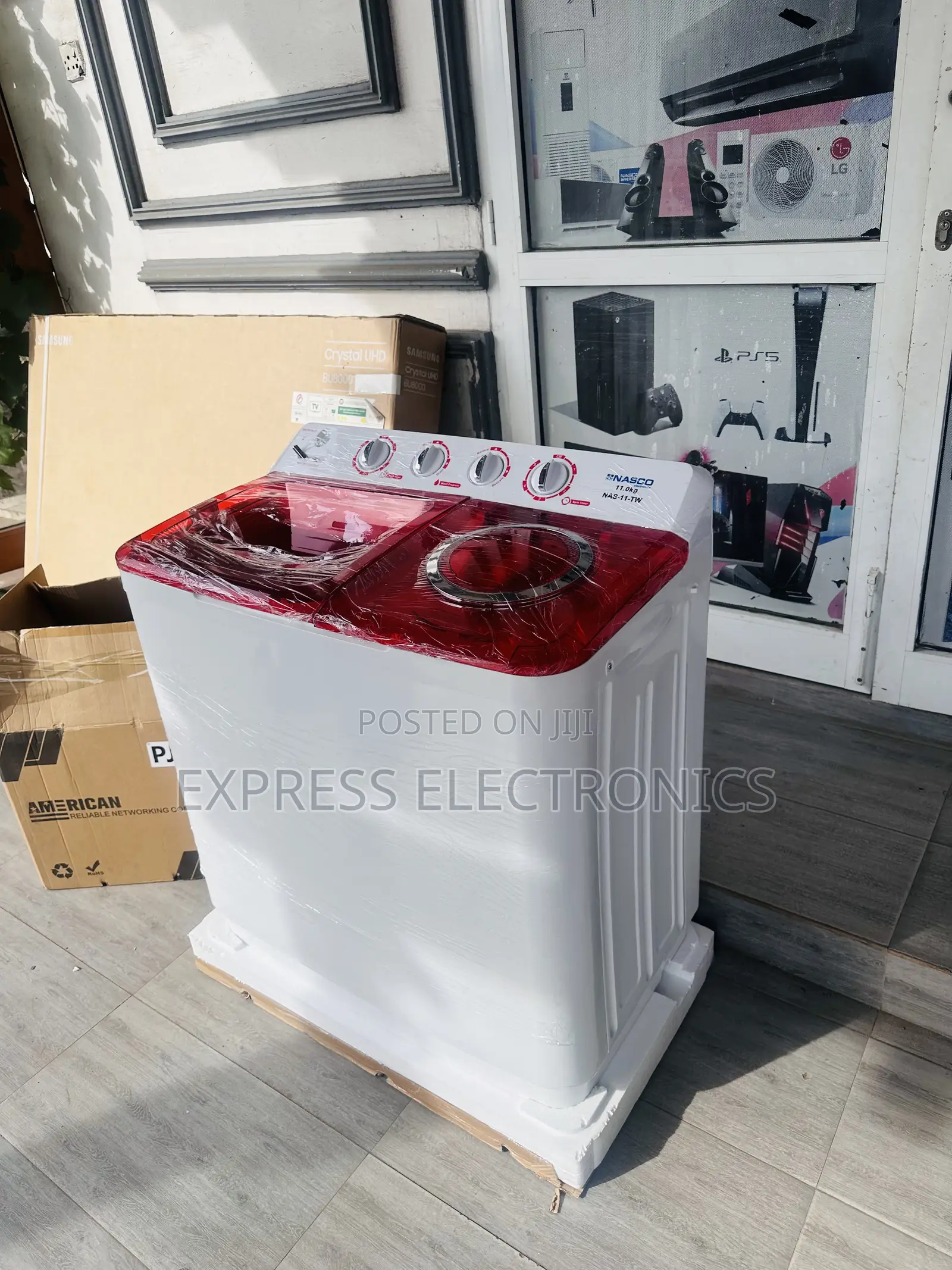 Semi Automatic 11kg Topload Nasco Wm Twintub