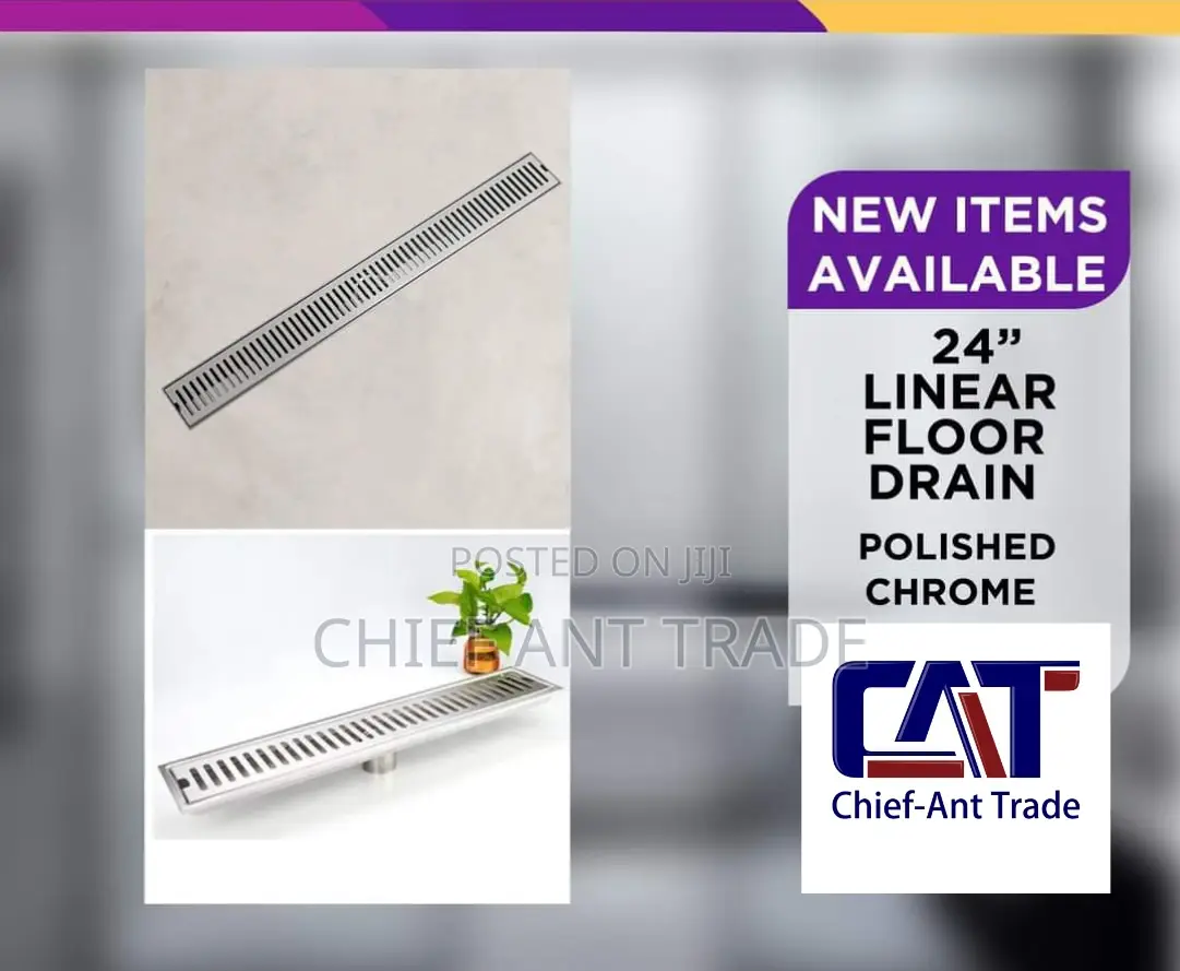 Floor Drain. 60cm. Silver.