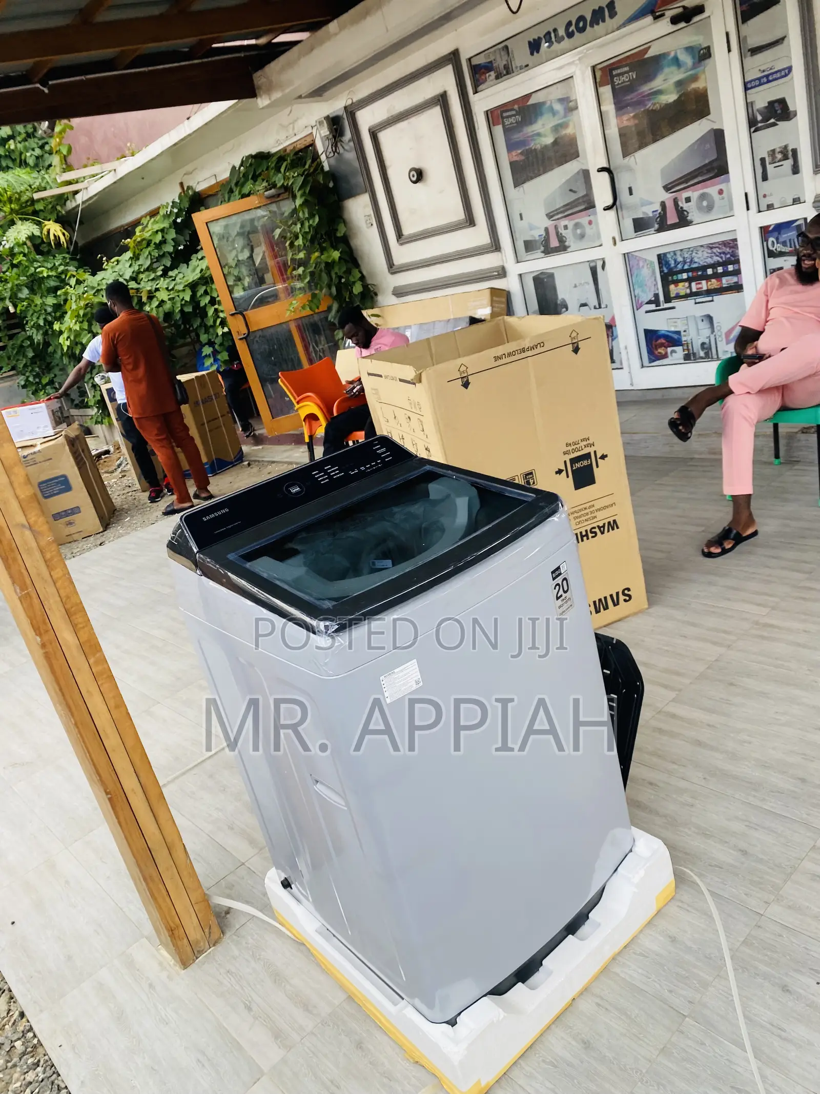 Energy Saving Samsung 16kg Top Load Washing Machine.