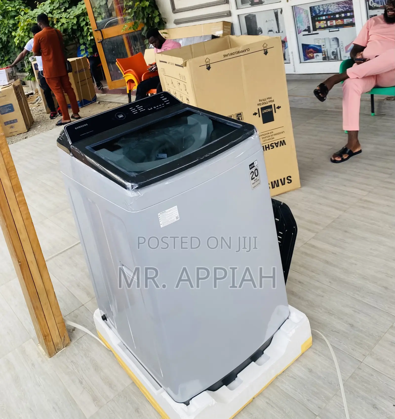 Top Load Samsung 16kg Electric Washing Machine(Gray).