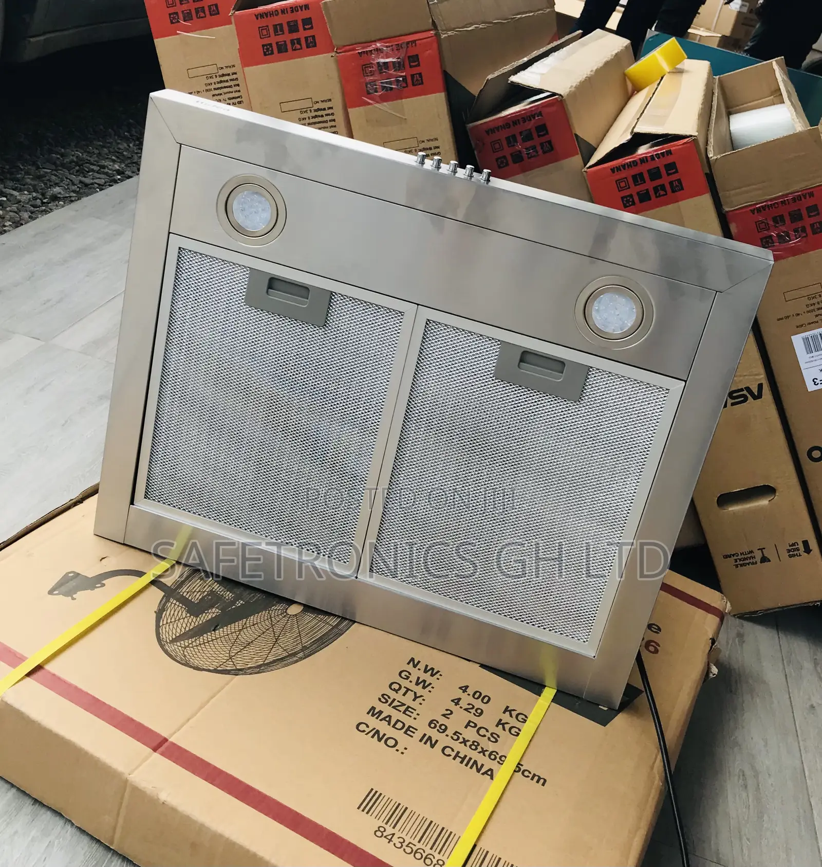 Available Midea 60cm (Gray) T-Shape 60M21 Range Hood