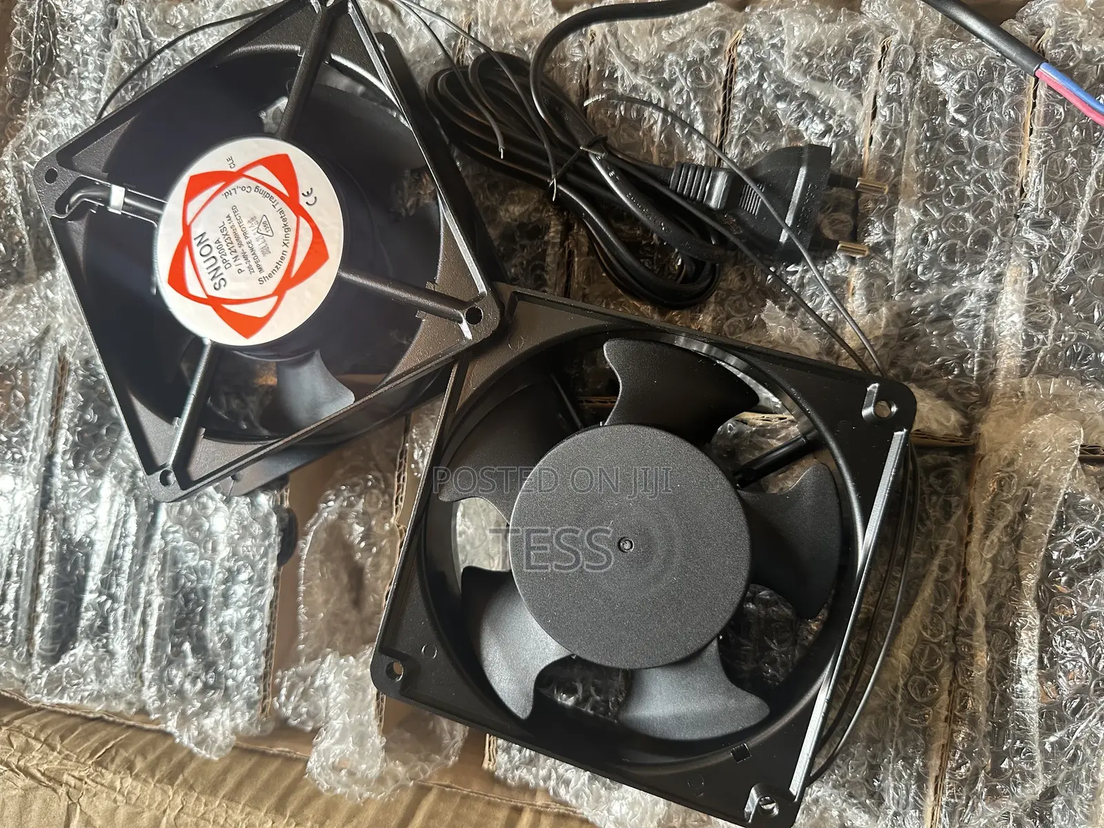 Cabinet Rack Fan With Power Cable for Server Etc.