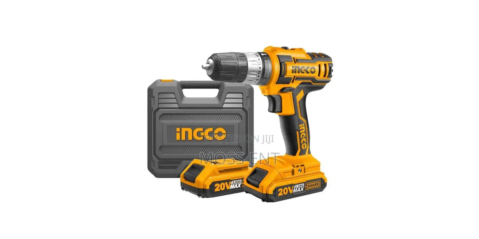 20v Impact Drill + (2 Batteries and Access) # Cidli200215