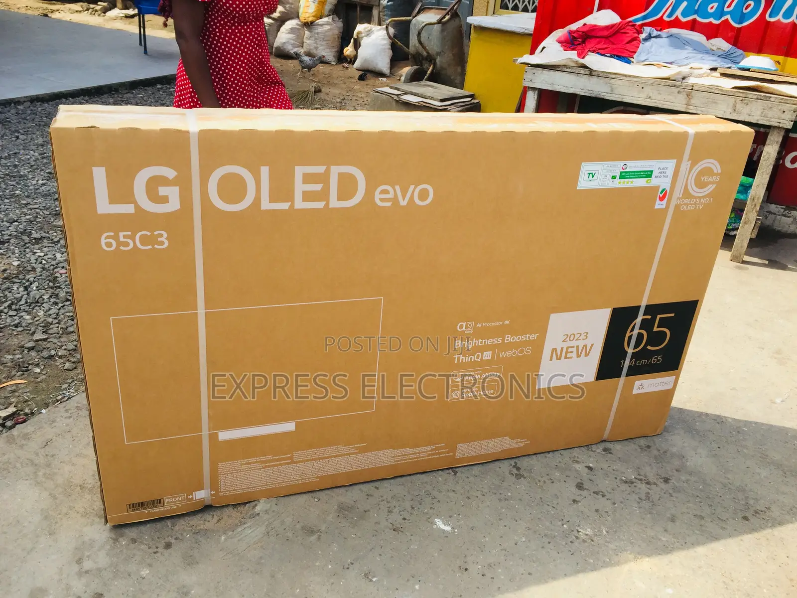 Pure Color UHD Smart LG 65”C3 OLED Television