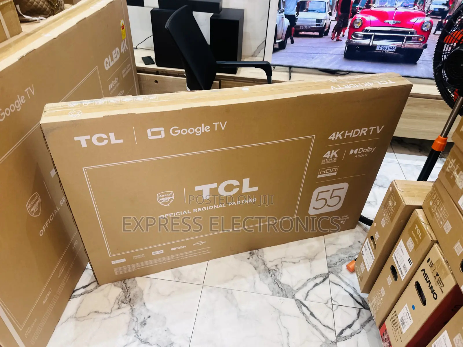 Durable Build Material TCL Tv Uhd Smart 55”P635