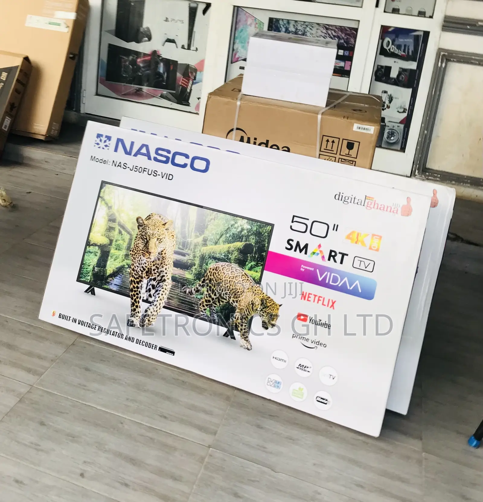 Lastest Authentic 50 Inch Nasco Smart Led (Black) Tv 