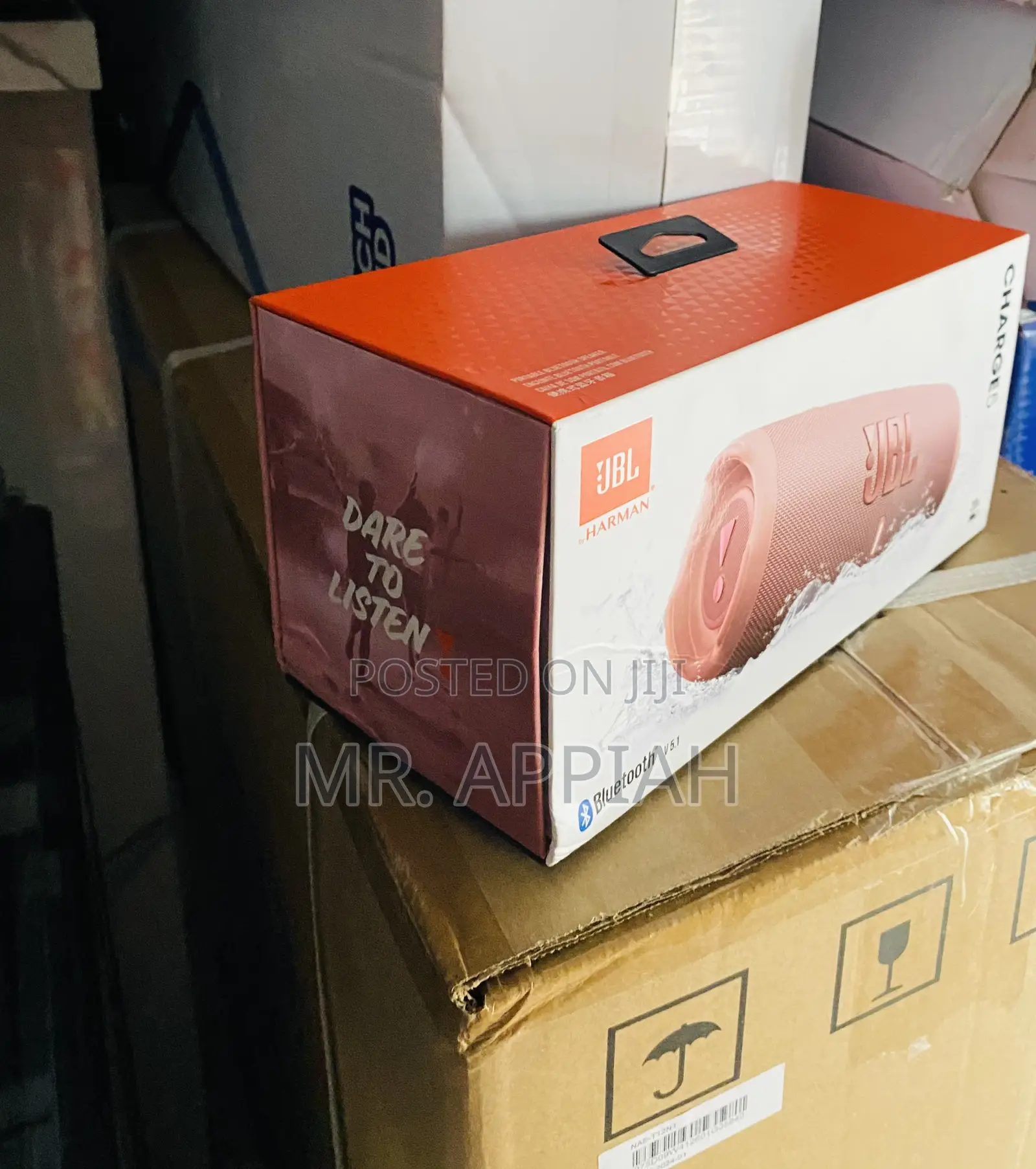 Purchase JBL CHARGE 5 – Portable Bluetooth Speaker(Pink).