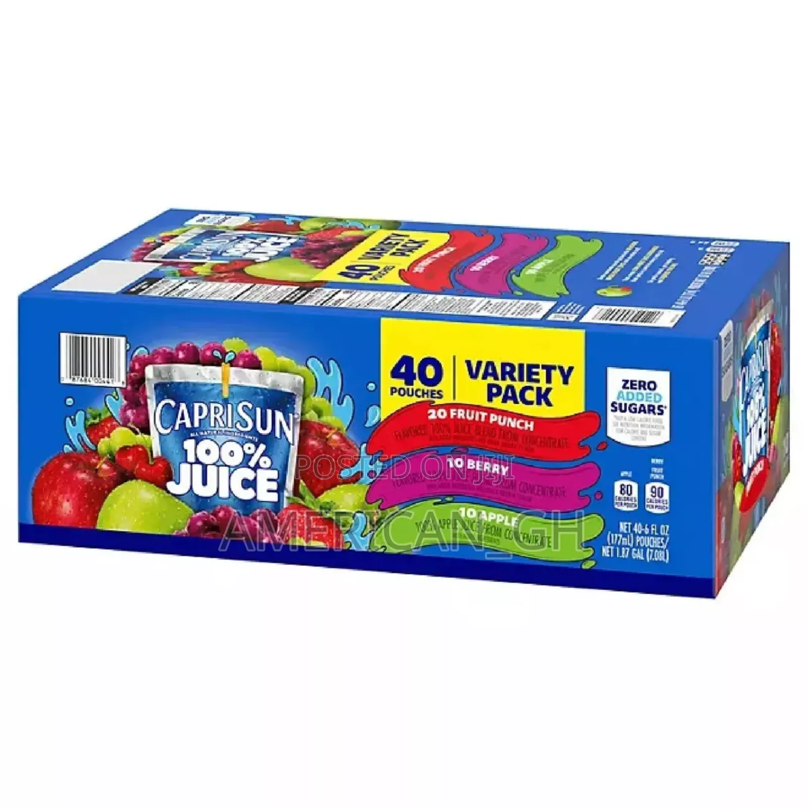 Capri Sun 100% Juice Fruit Punch, Variety Pack
