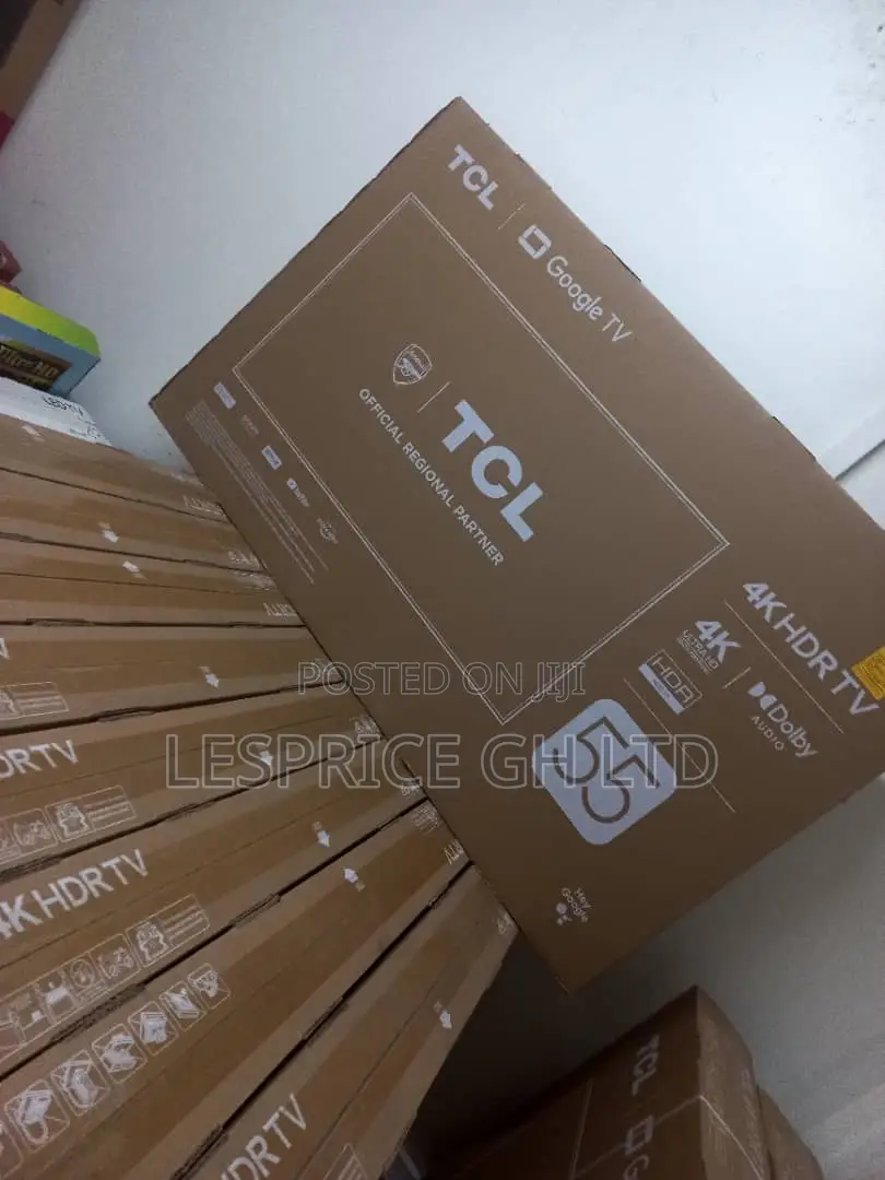Frameless ~TCL 55” Android Smart Tv