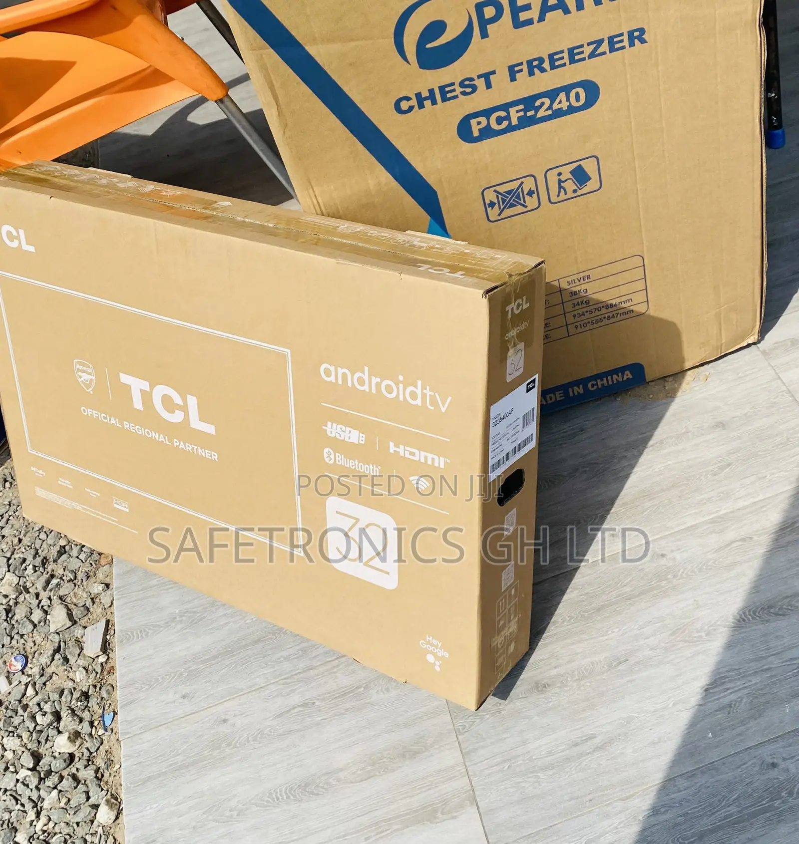 TCL Authentic 32 Inch D3200 (Black) Digital Led Television 