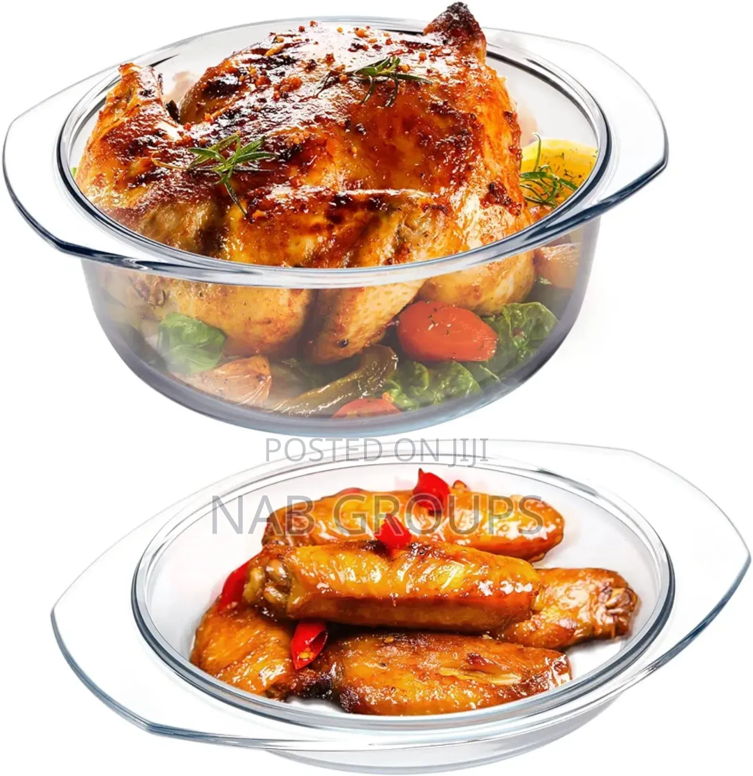 3pcs Pyrex Bowls