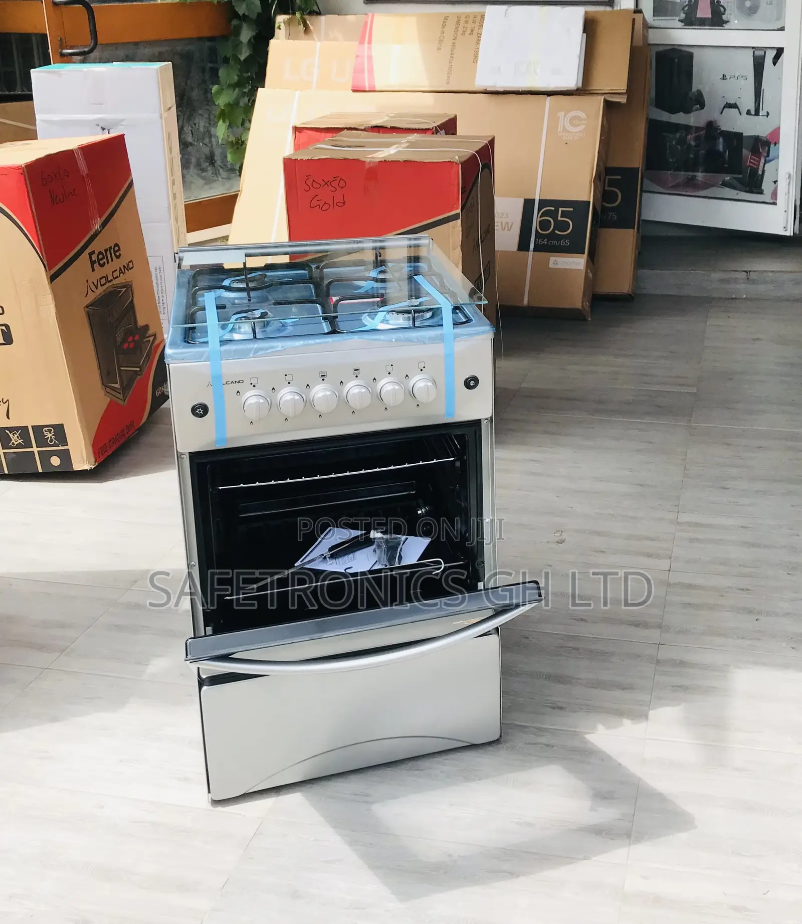 High Quality 50by50 Oven/Grill Volcano 4 Gas Auto Ignition 