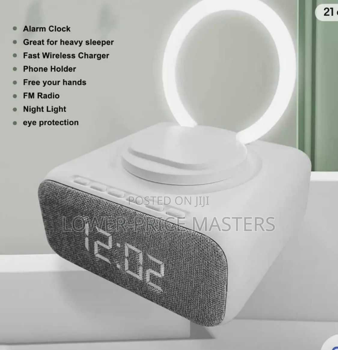 Wireless Stereo Speaker With Ringlight and 6 Extra Functions