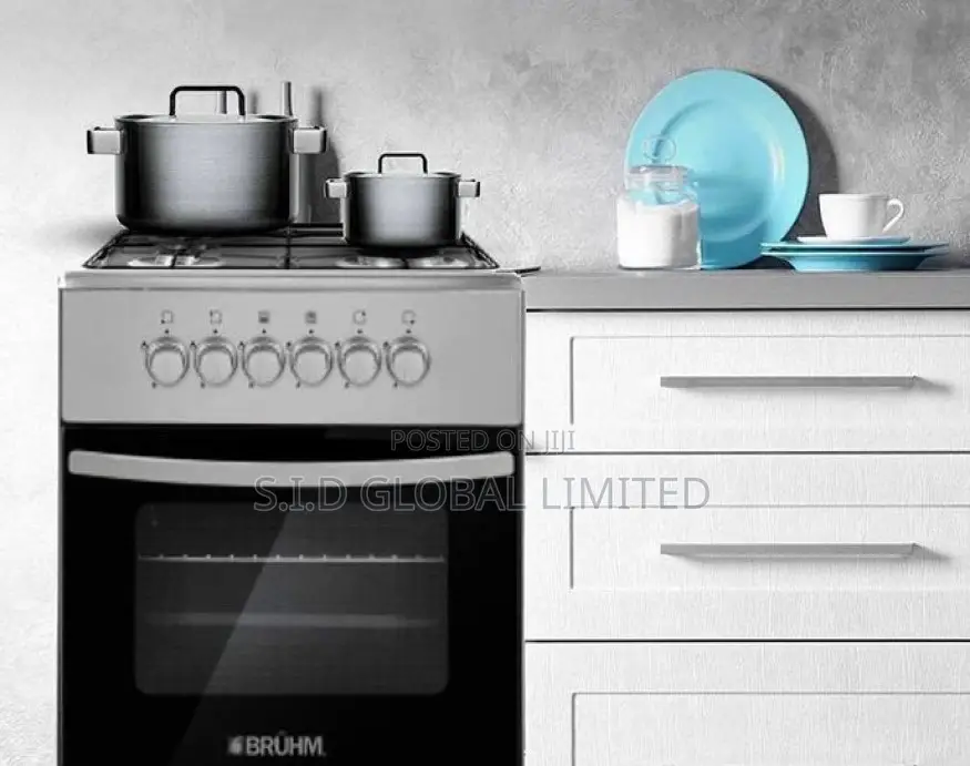 Awesome Bruhm 60x60cm 4 Burner Gas Cooker BGC 6640IS