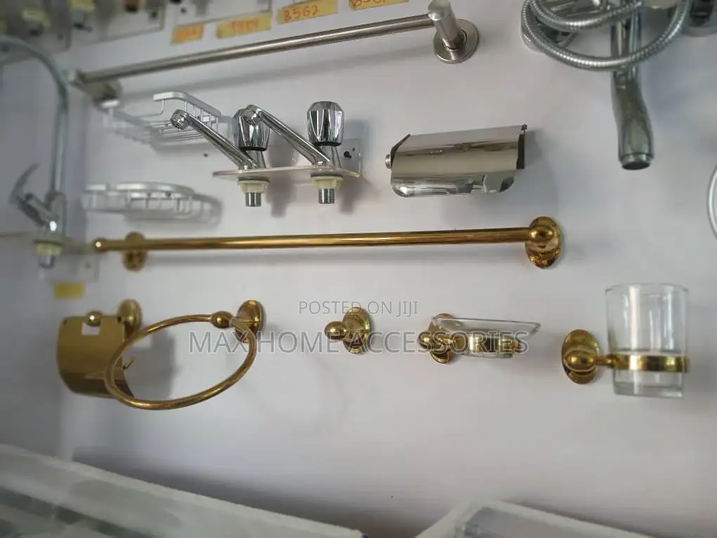 All Gold Bathroom Accessories