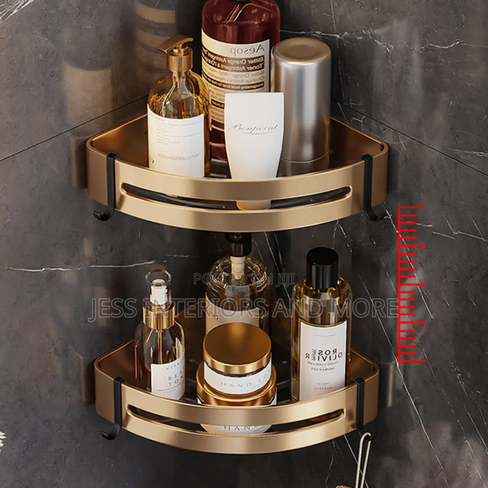 7- Piece Bathroom Accessories Wall Mounted