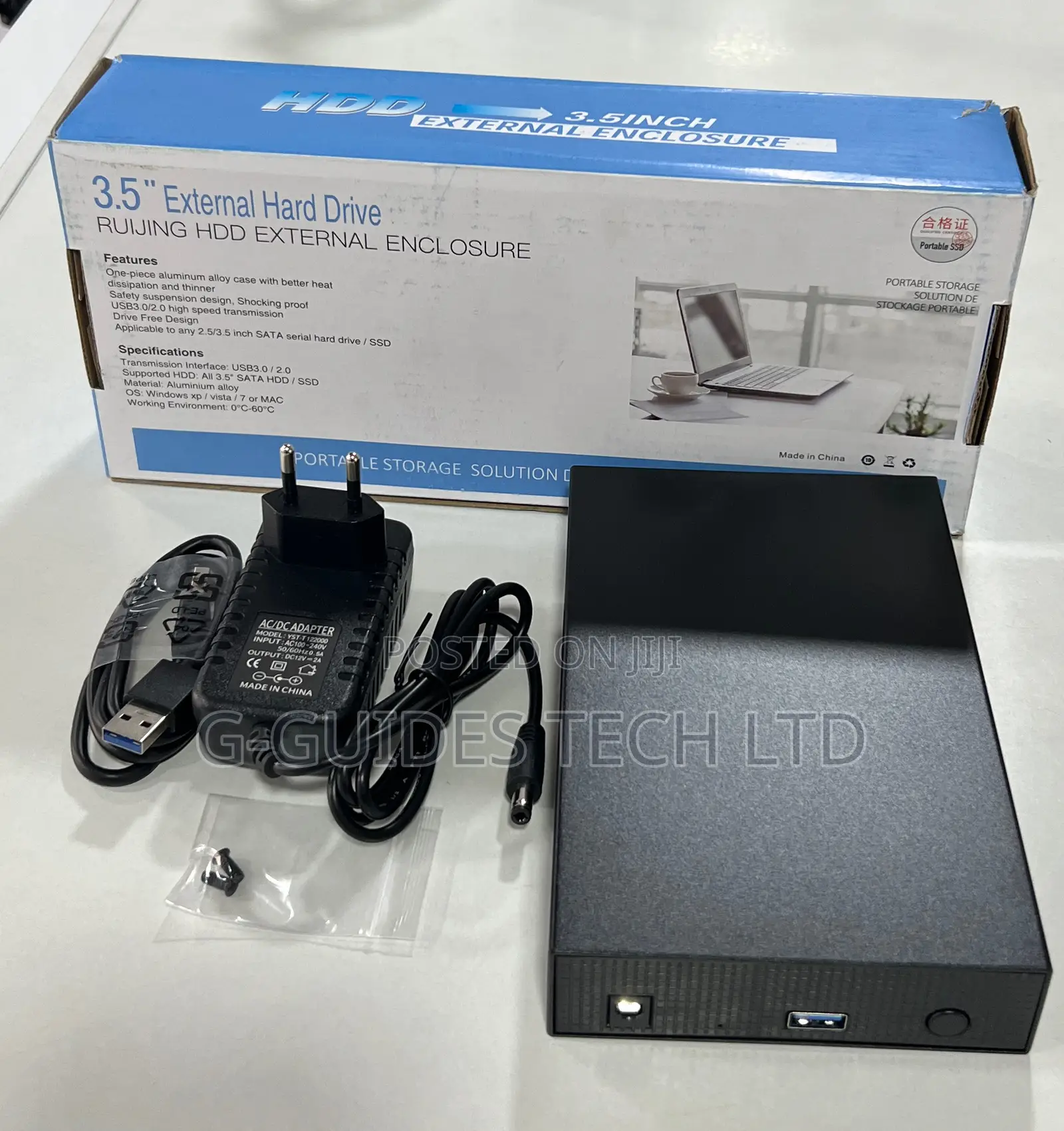 3.5” HDD External Case USB 3.0, 3.5” HDD Enclosure Upto 10tb