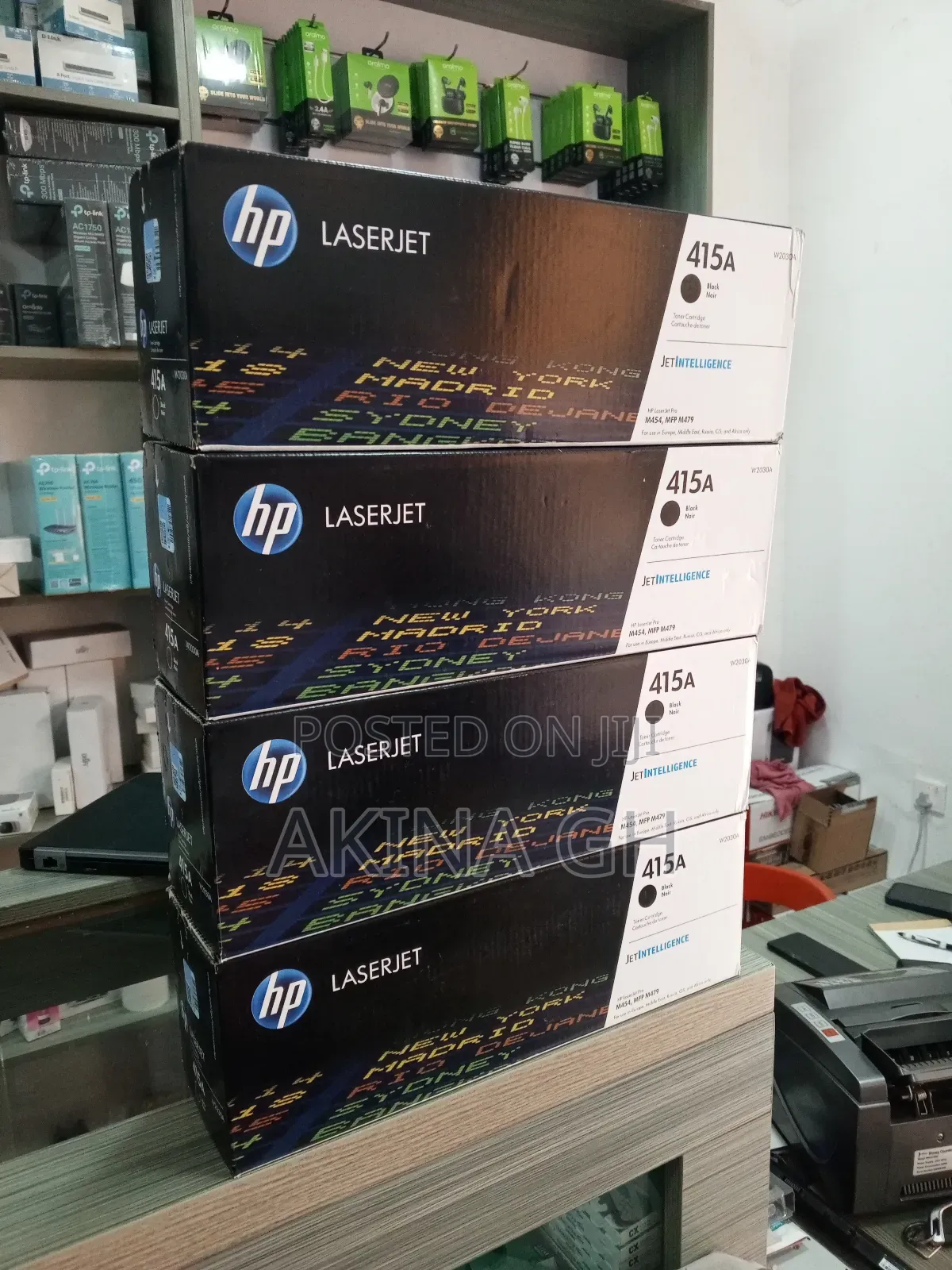 HP 415A Black Original Toner Cartridge (W2030A)