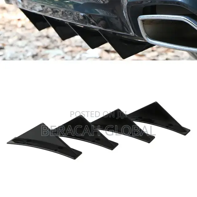 Rear Bumper Shark Spikes Diffuser Spoilers Type B