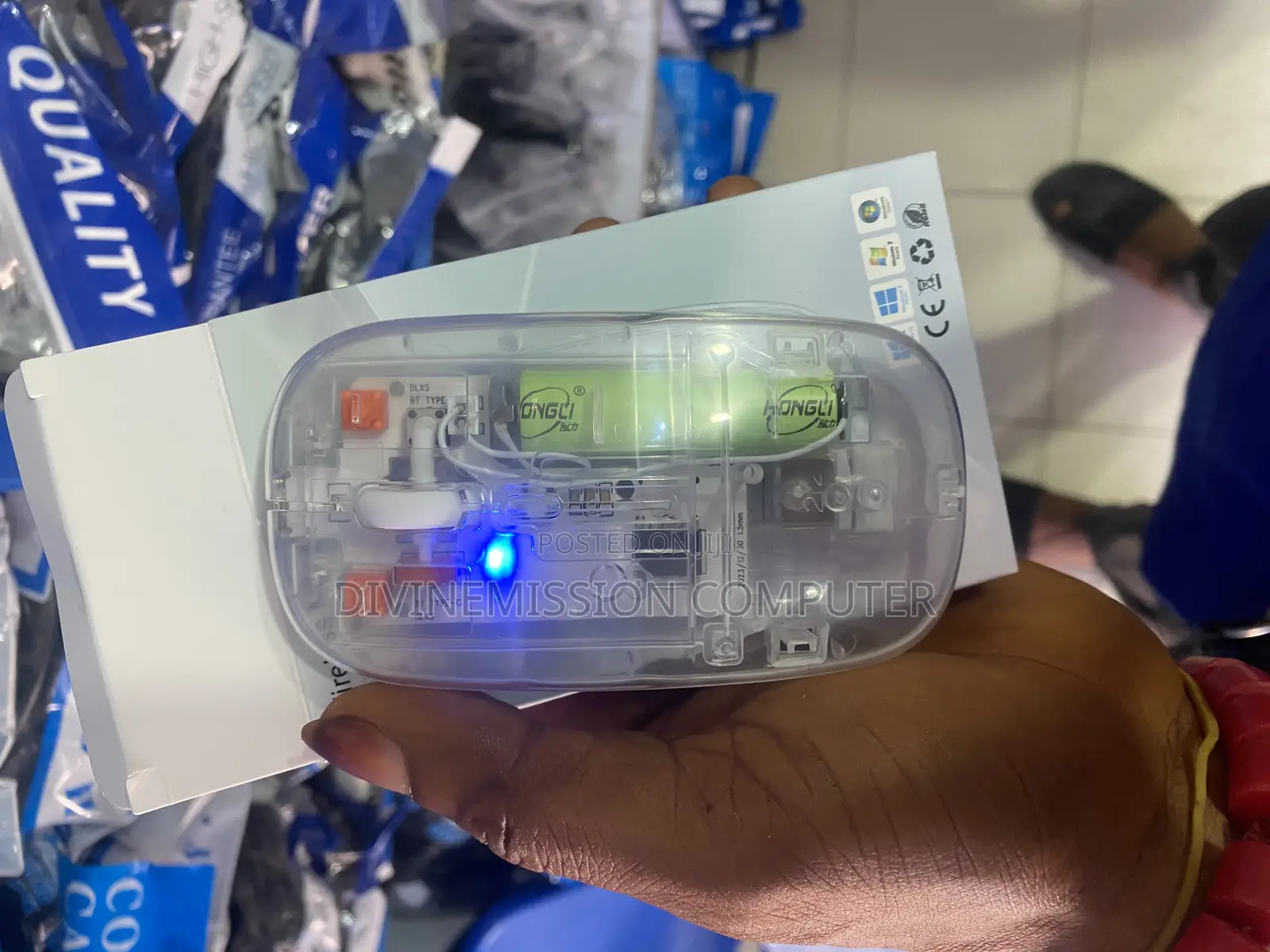 Ultra-Slim Design Wireless,Bluetooth and Chargeable Mouse