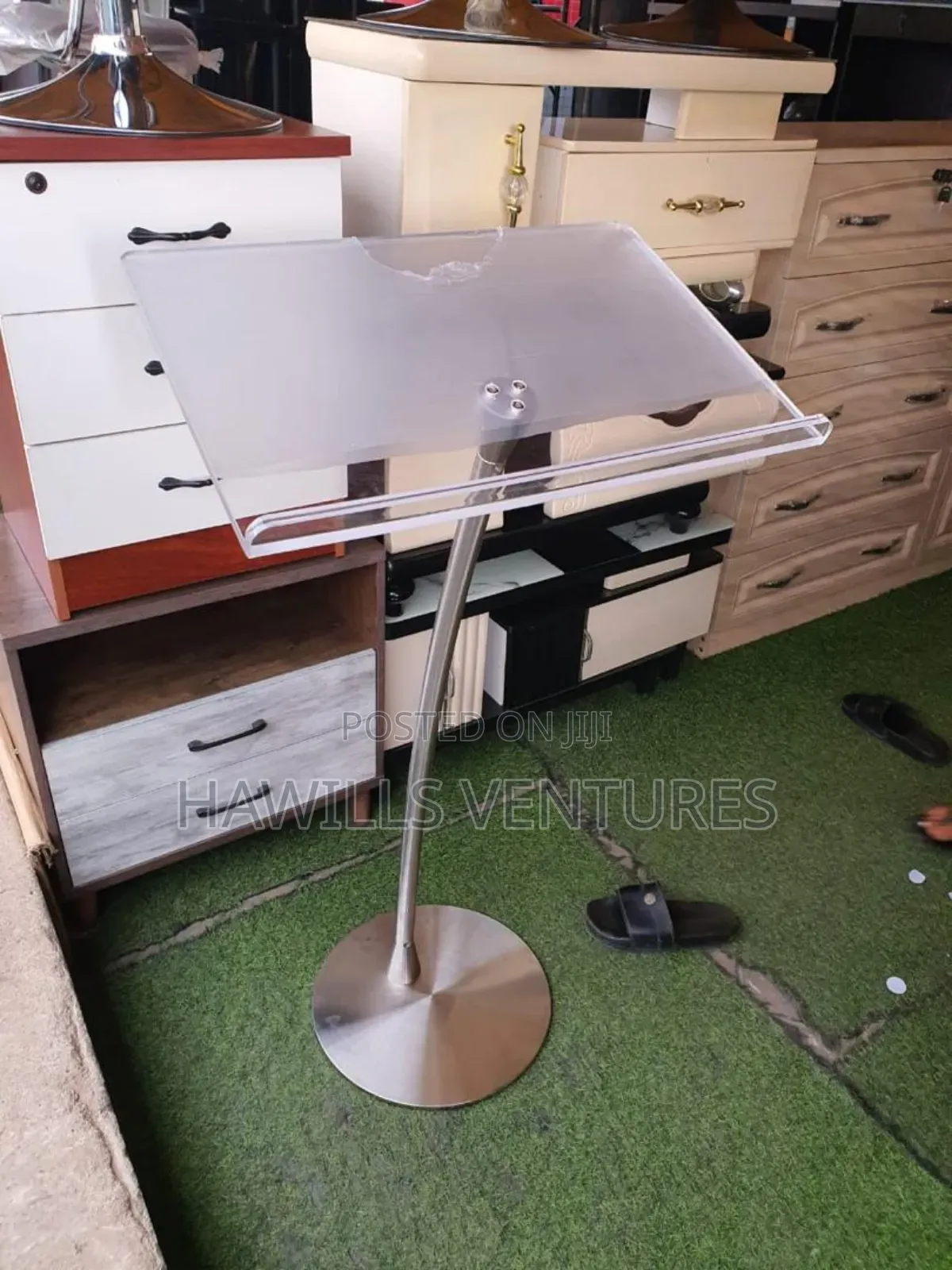 Pulpit Podium Stand Set
