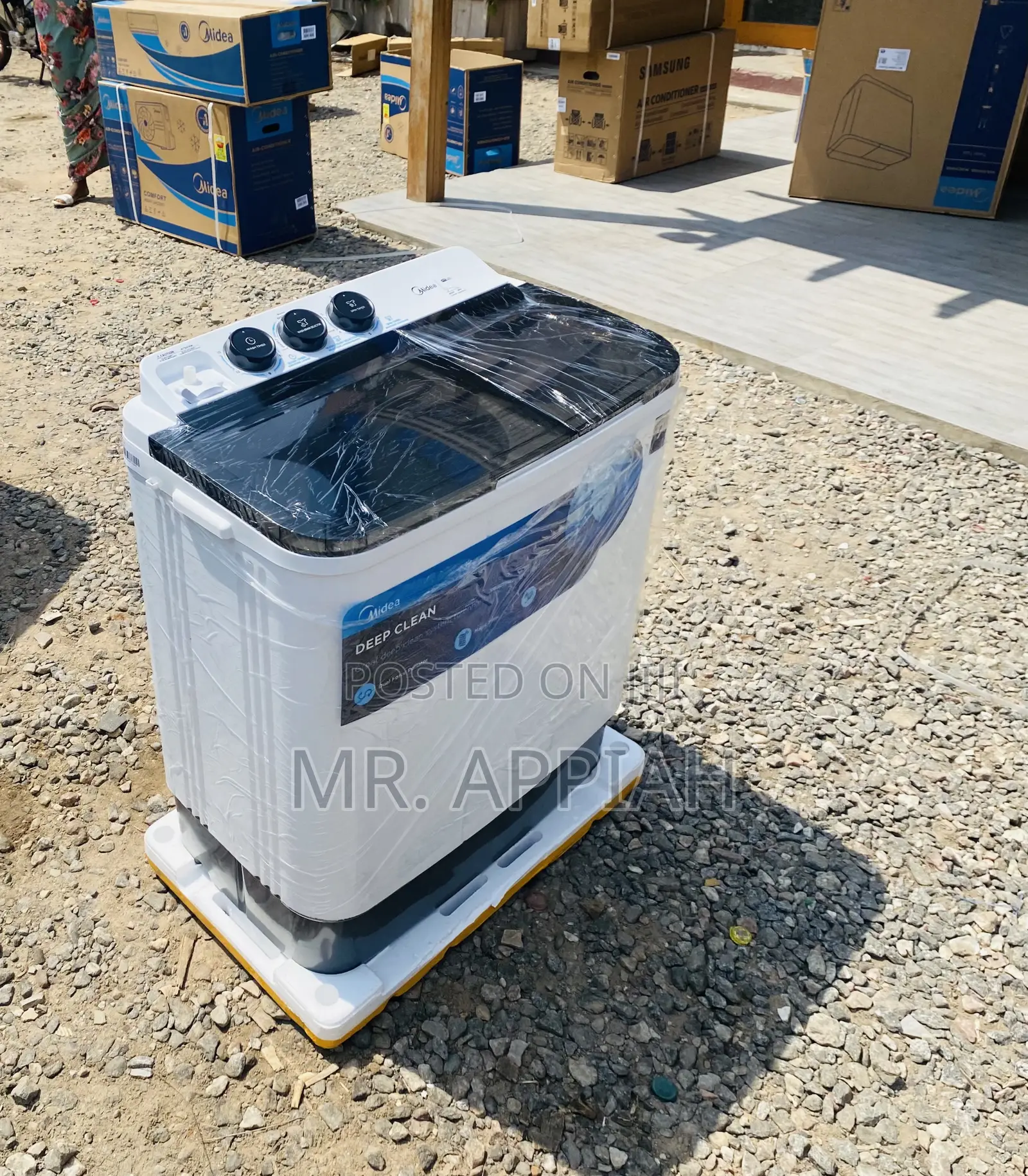 Shop Original Midea 7kg Top Load Electric Washing Machine.