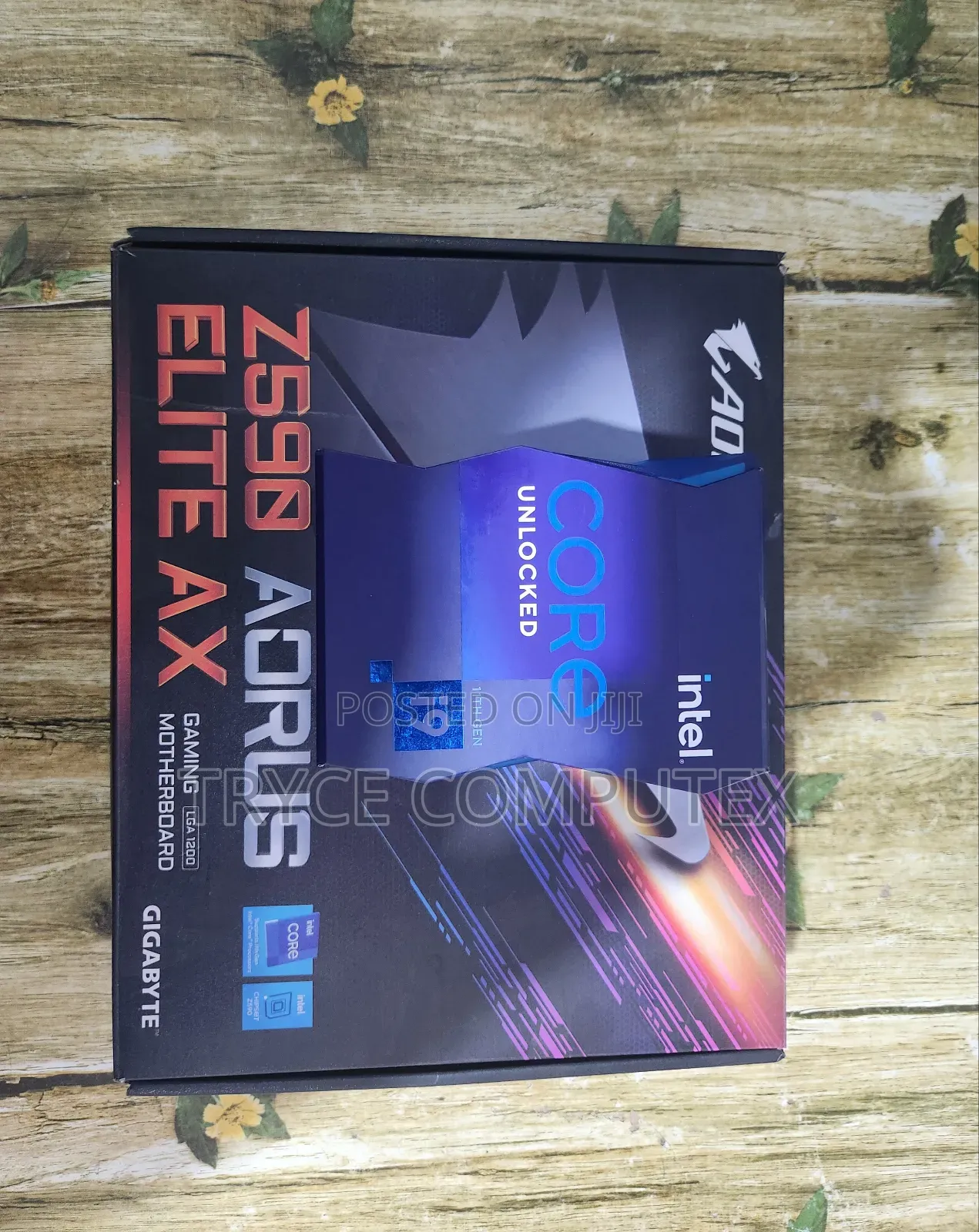 Intel Core I9 and Aorus Z590 Motherboard