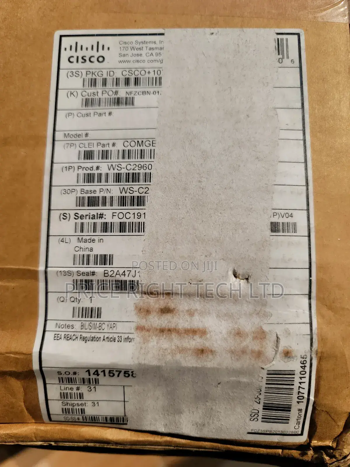 Brand New Cisco Catalyst Ws-C2960s-24ps-L
