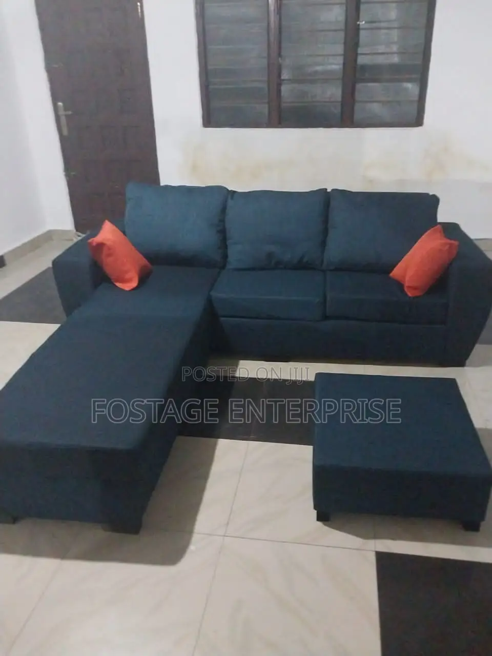 Foreign Brand New L Shape Sofa With a Centre Table