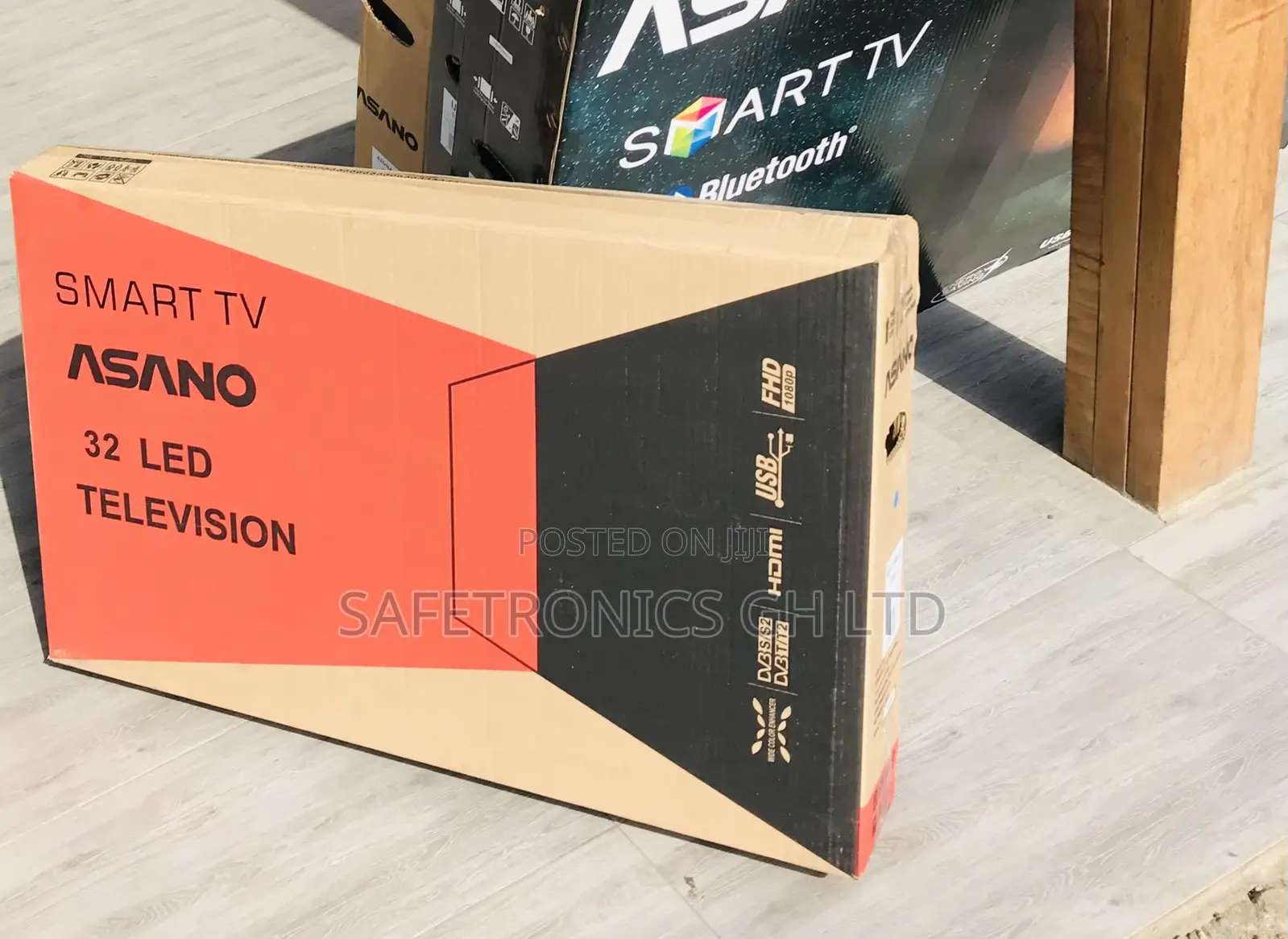 Reliable New  Asano 32 Inch Smart Led (Black) Tv 