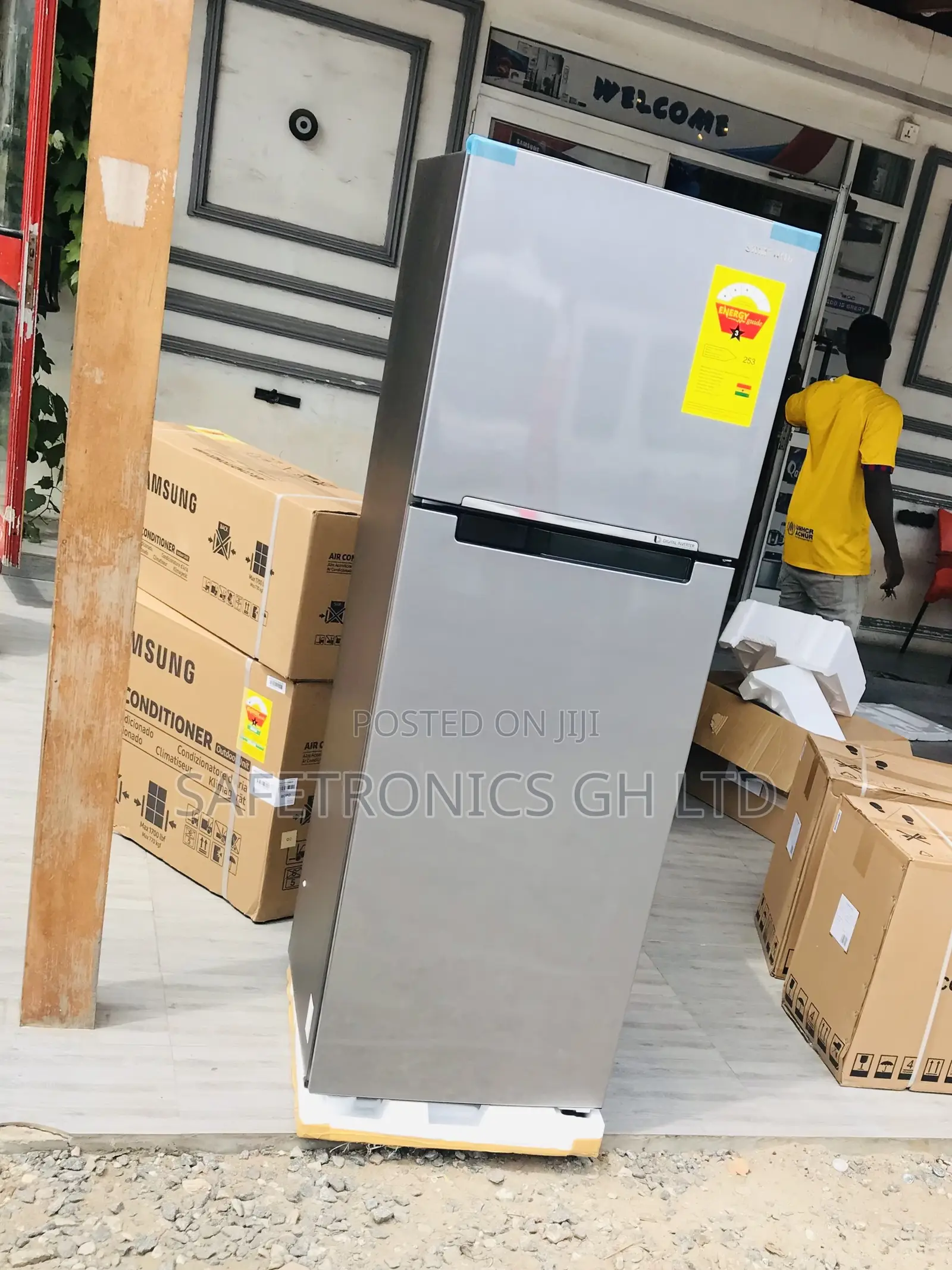 High Quality Samsung (Gray) Doubledoor Topfreezer RT-31