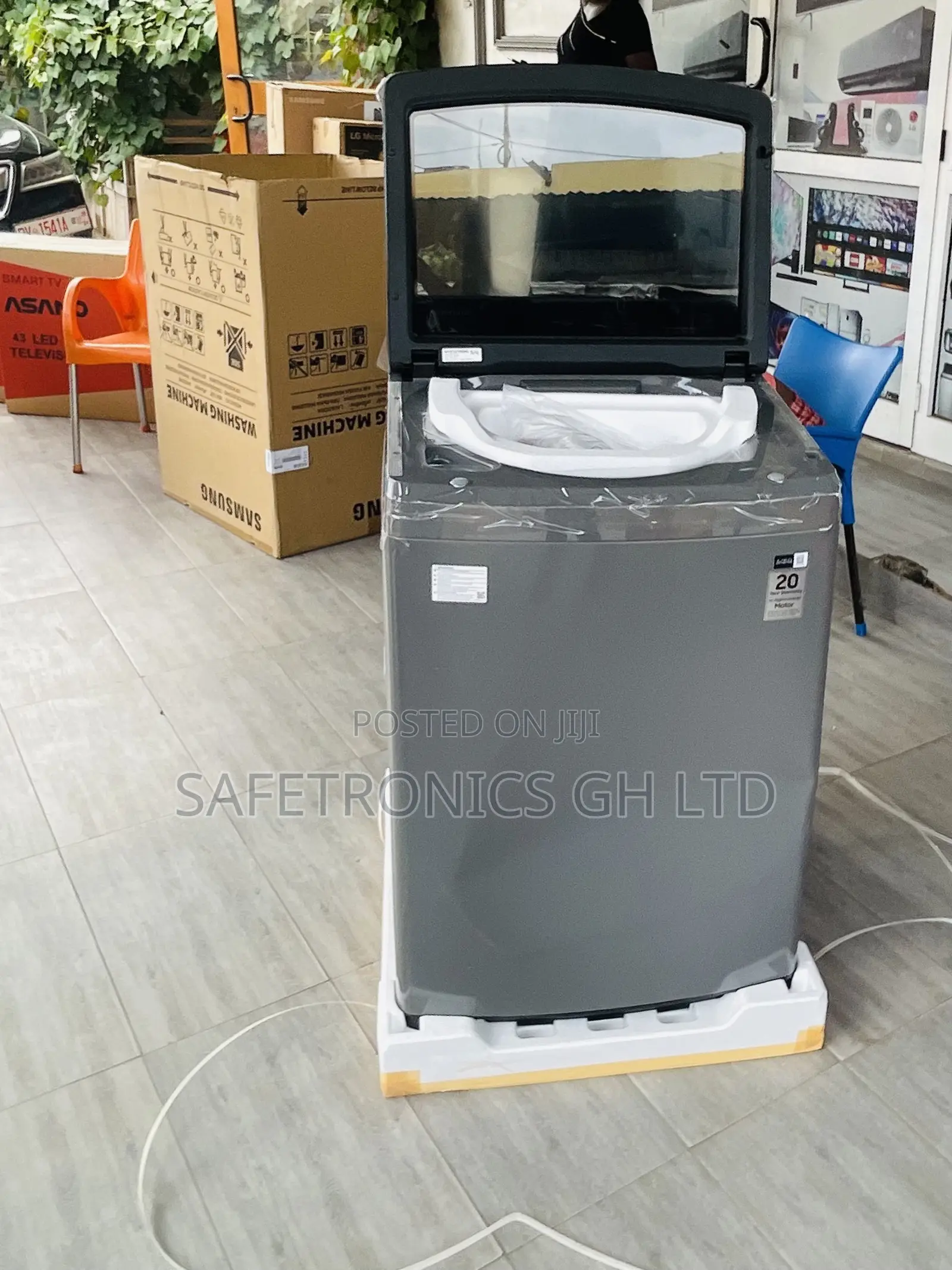 Samsung Elegant 13kg (Gray) Full Automatic Topload Washer 