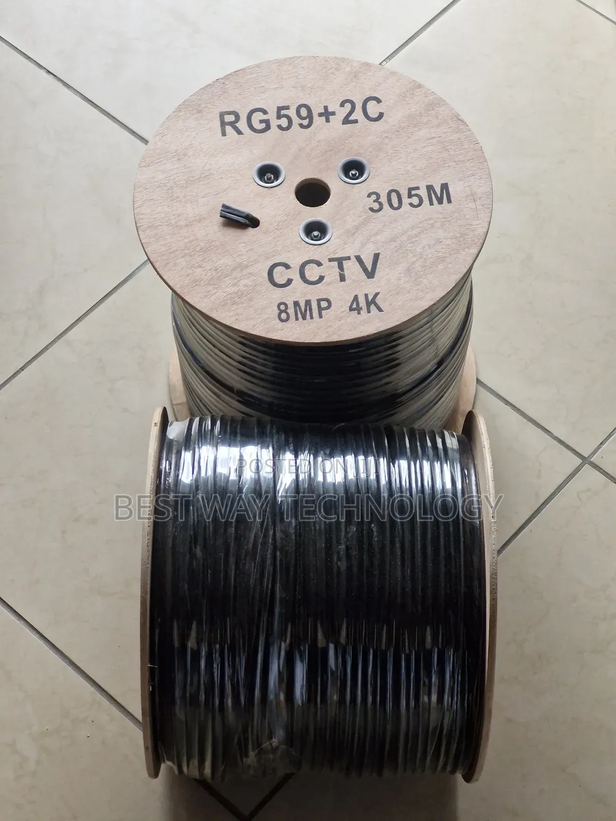 Rg59 + Power 305m Coaxial Cable