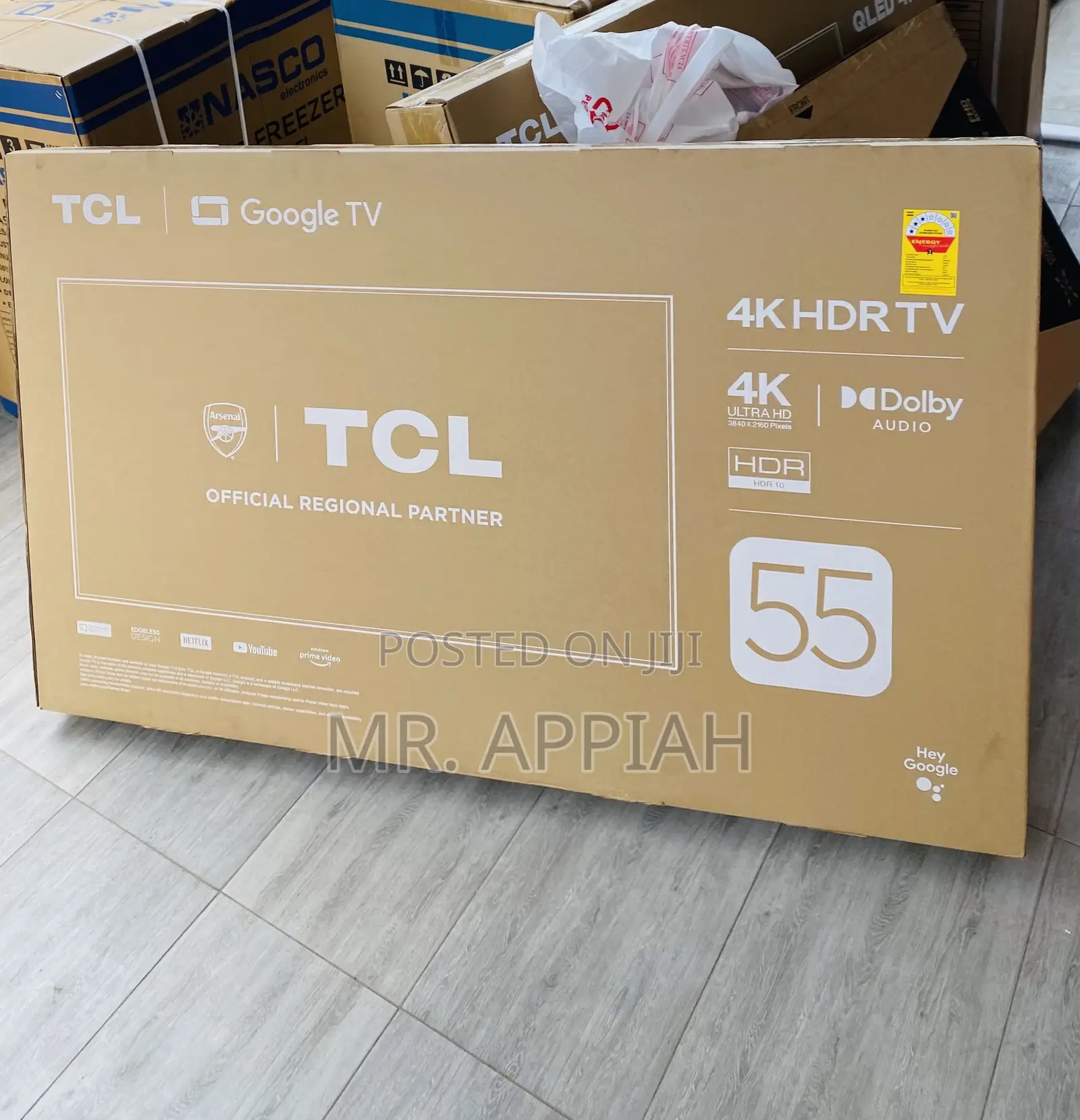 Sleek TCL-Uhd--Smart-Android-55” 55p635 Television