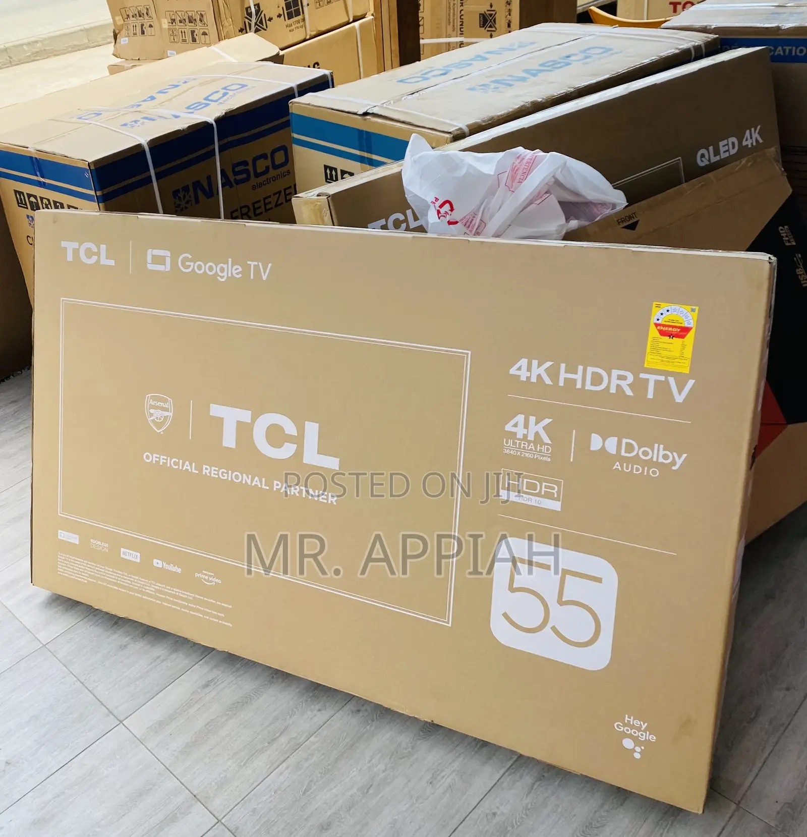 Sleek TCL-Uhd--Smart-Android-55” 55p635 Television
